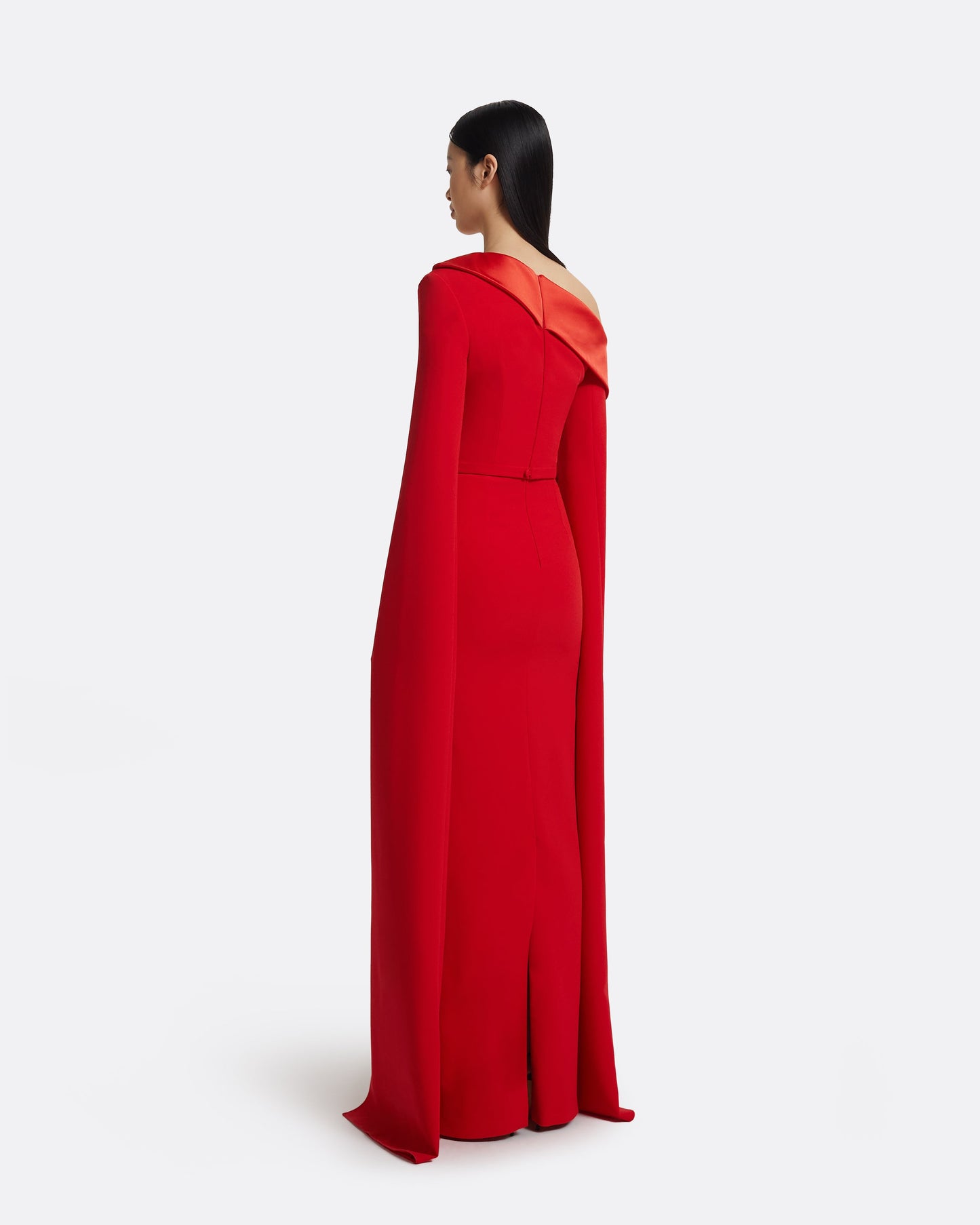 Rinoa Long Dress in Cherry Red