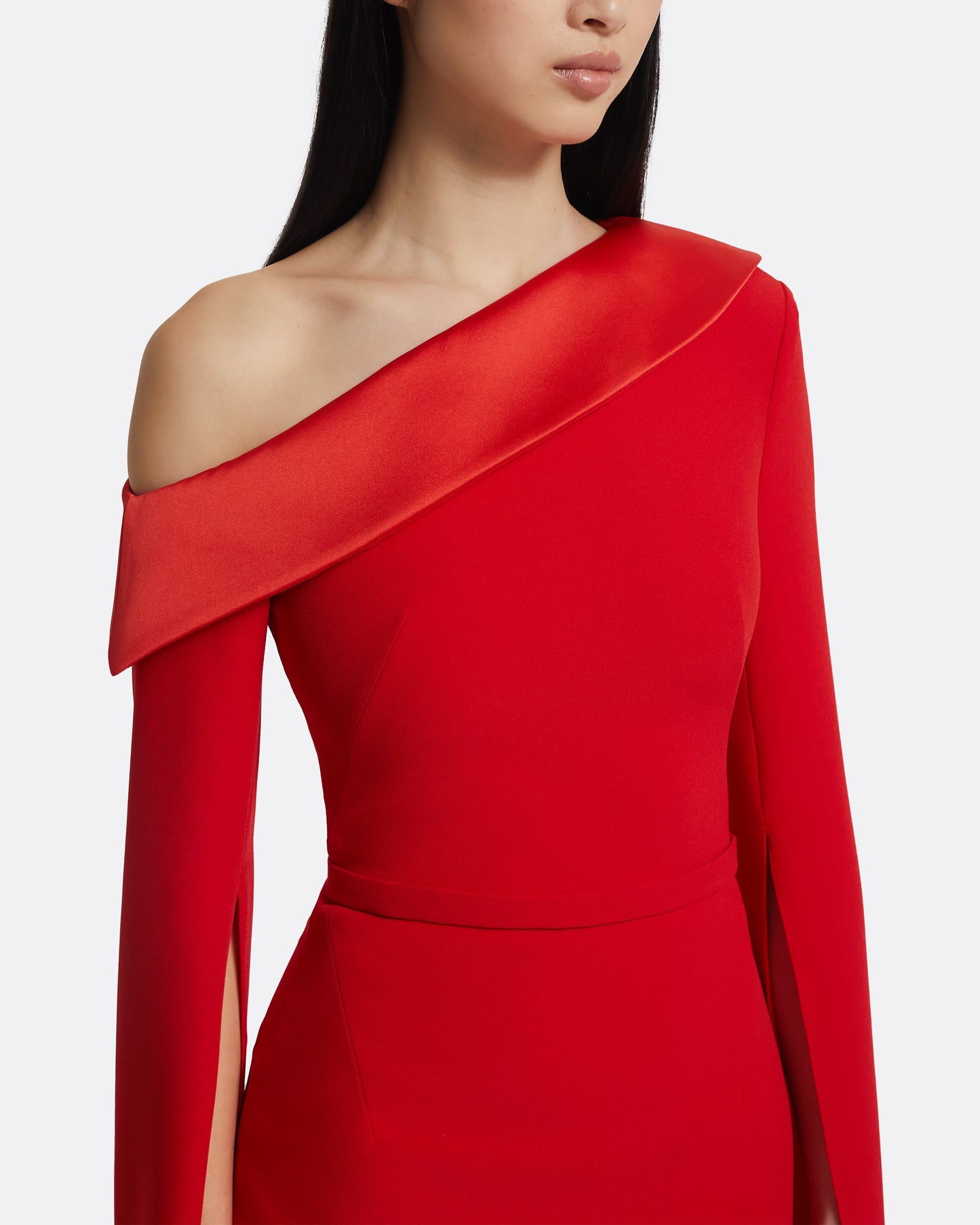 Rinoa Long Dress in Cherry Red