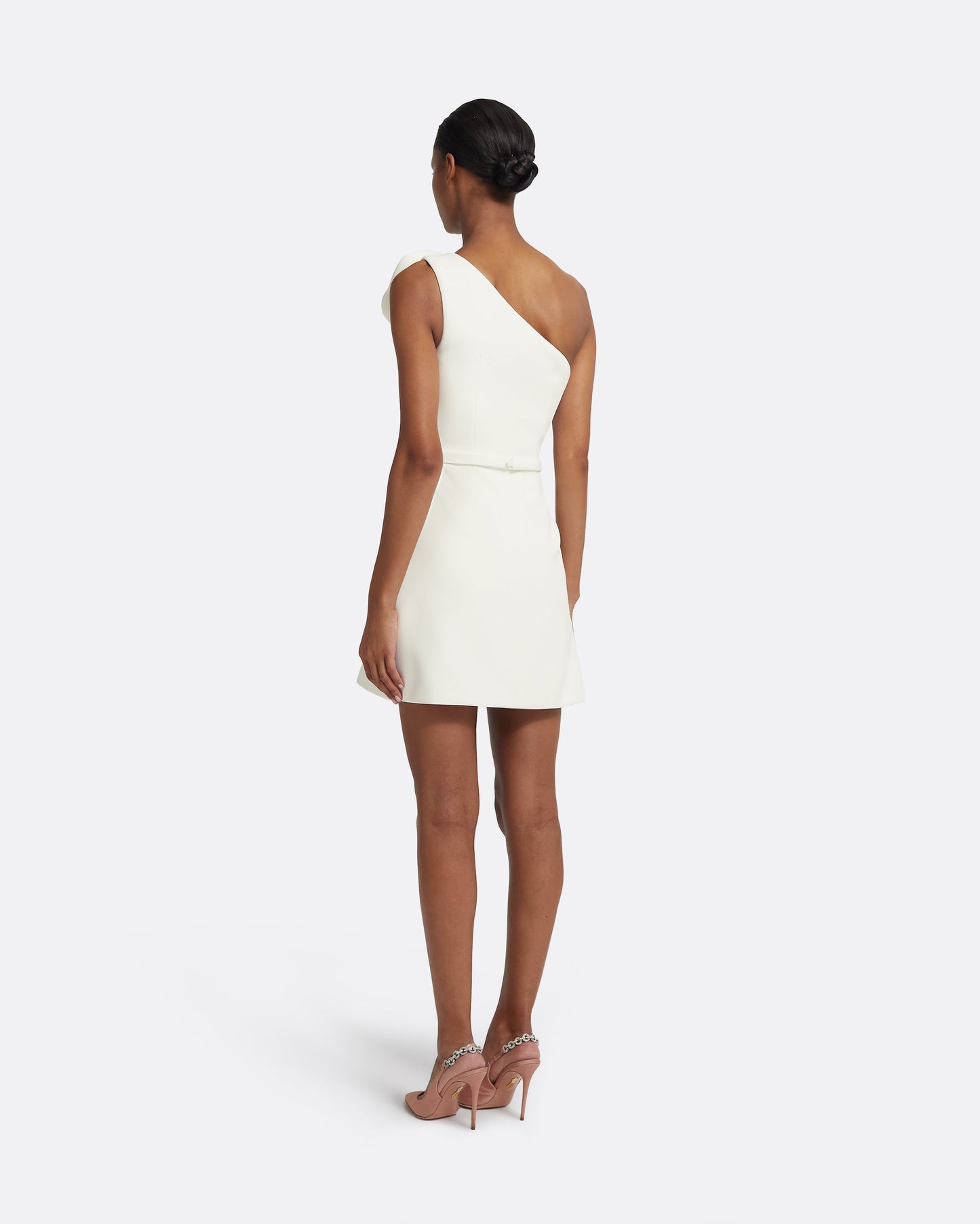 Jaden Short Dress in Ivory