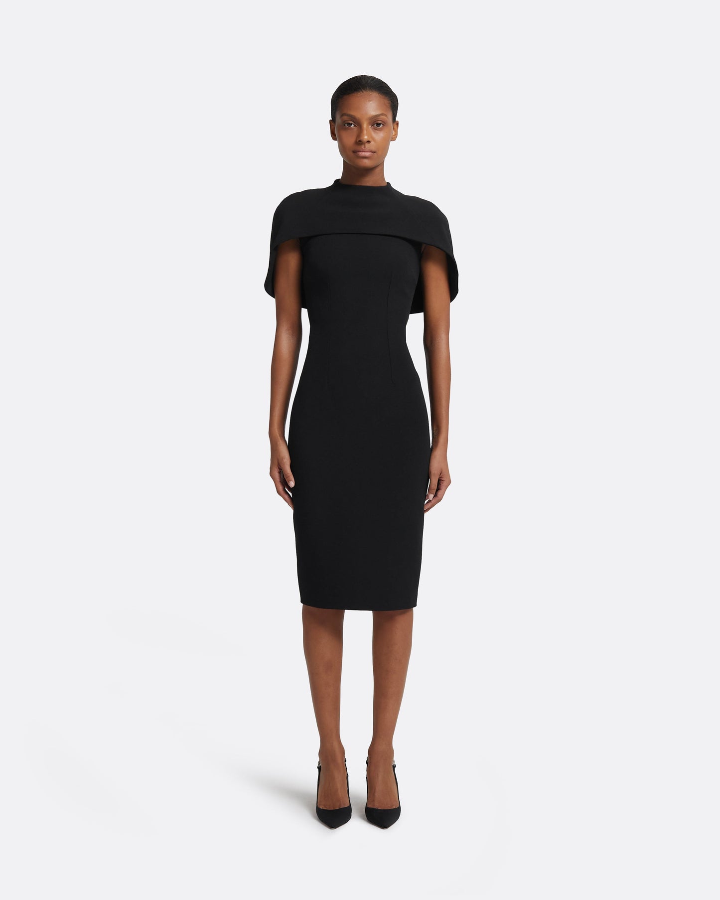 Kalika Black Midi Dress