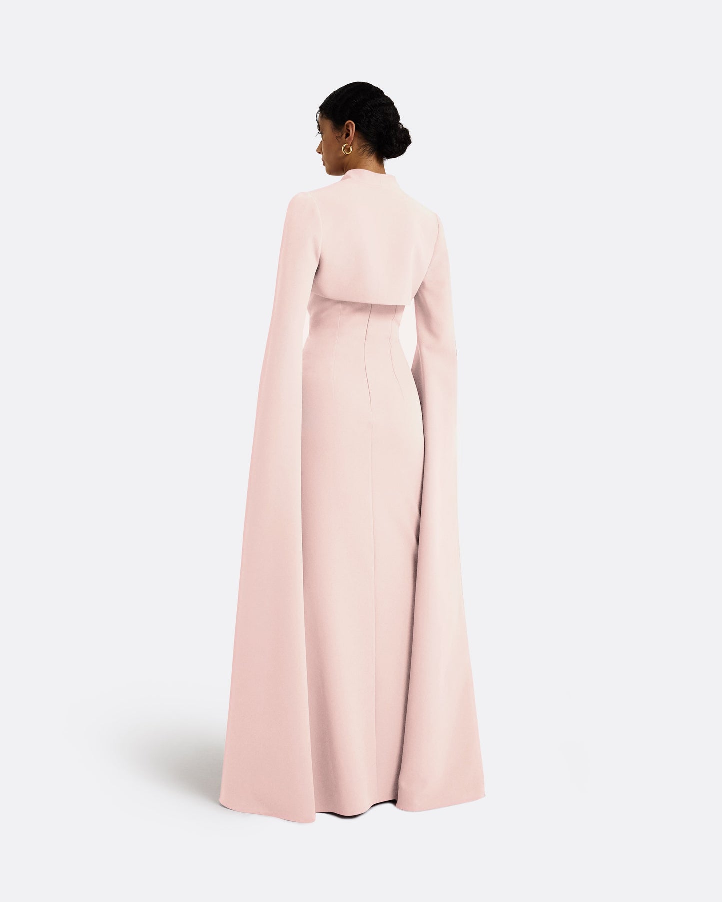 Amari Pale Pink Bolero With Soshin Dress