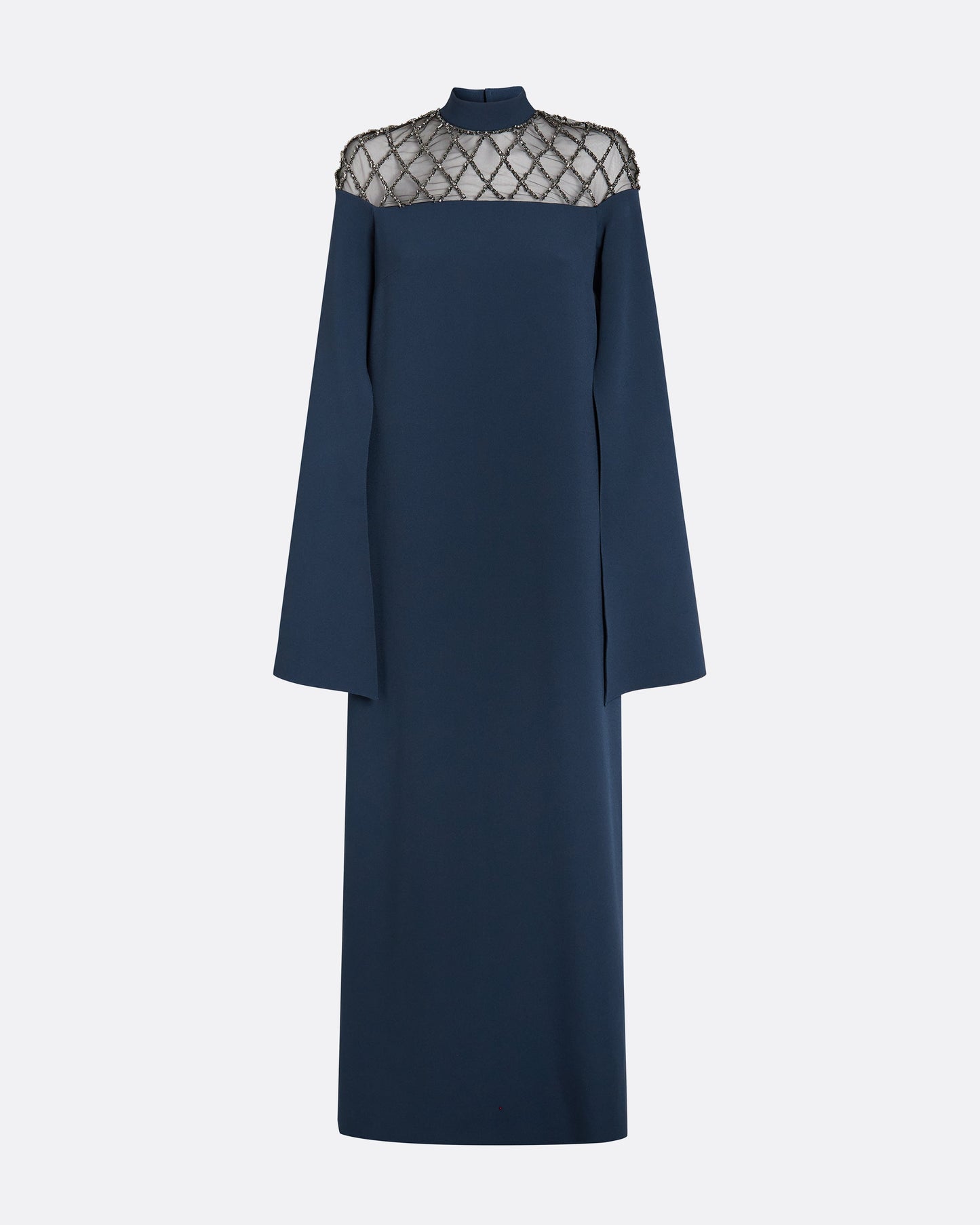 Clemantis Ink Blue Long Dress