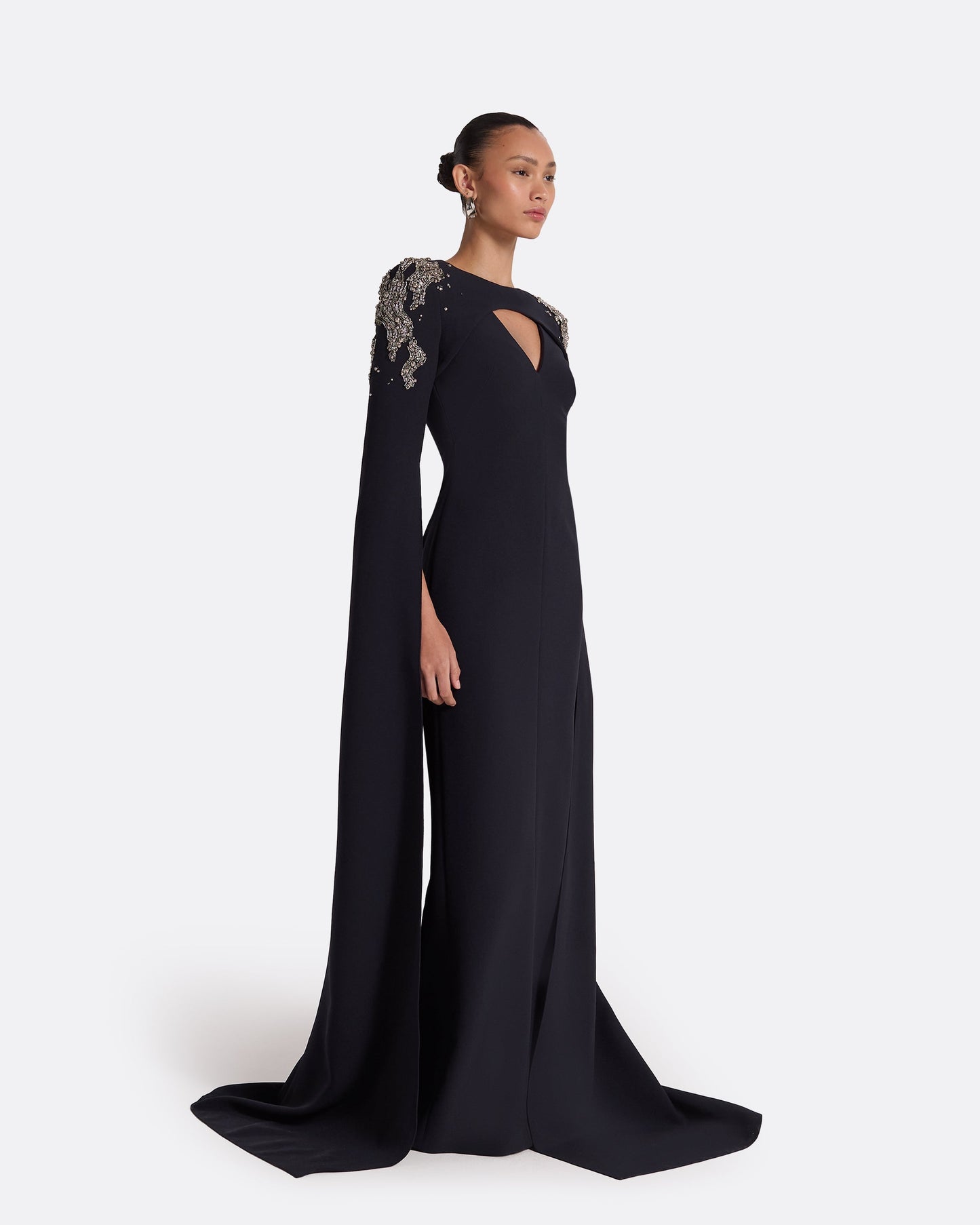 Sarita Midnight Navy Long Dress