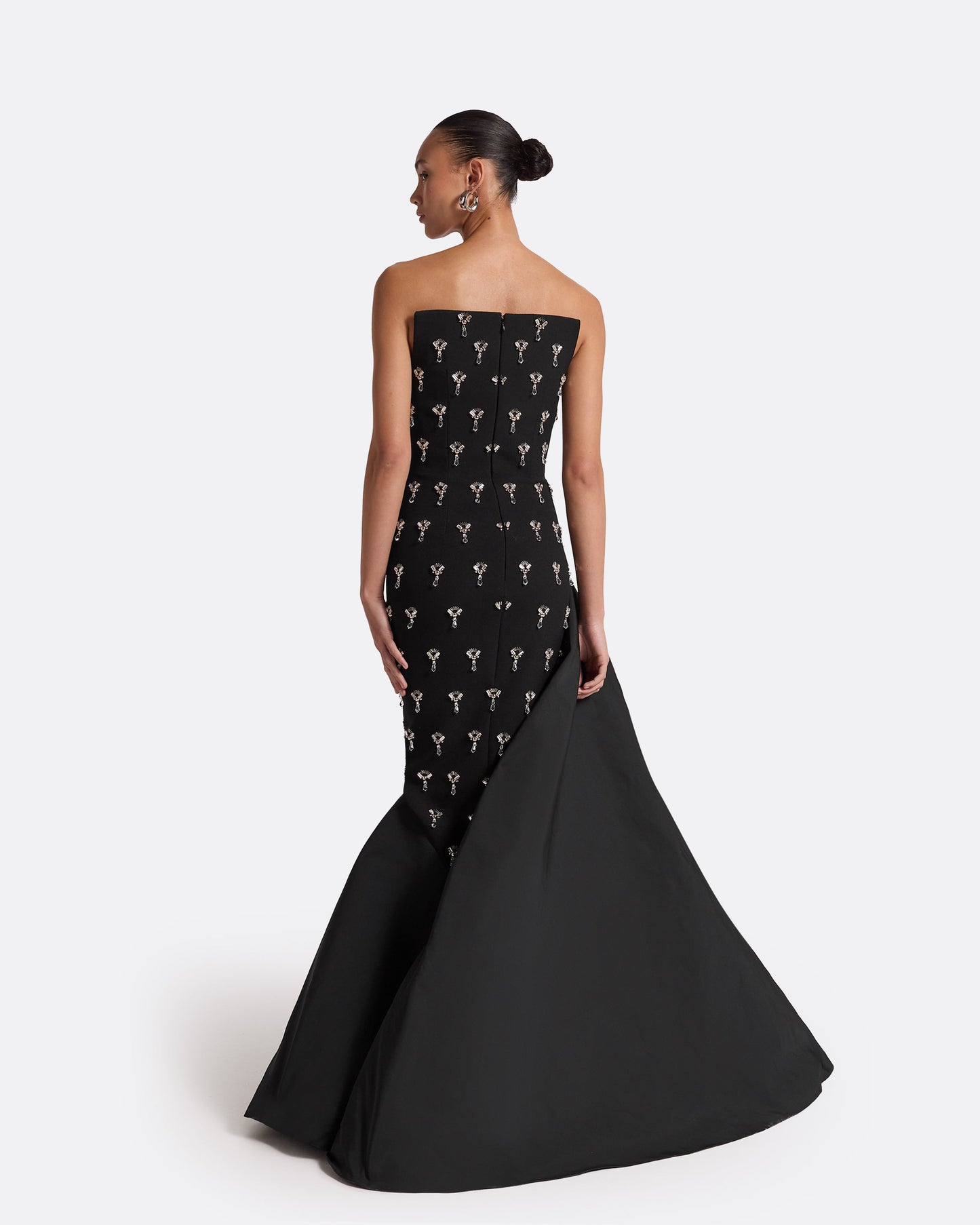 Pia Black Long Dress