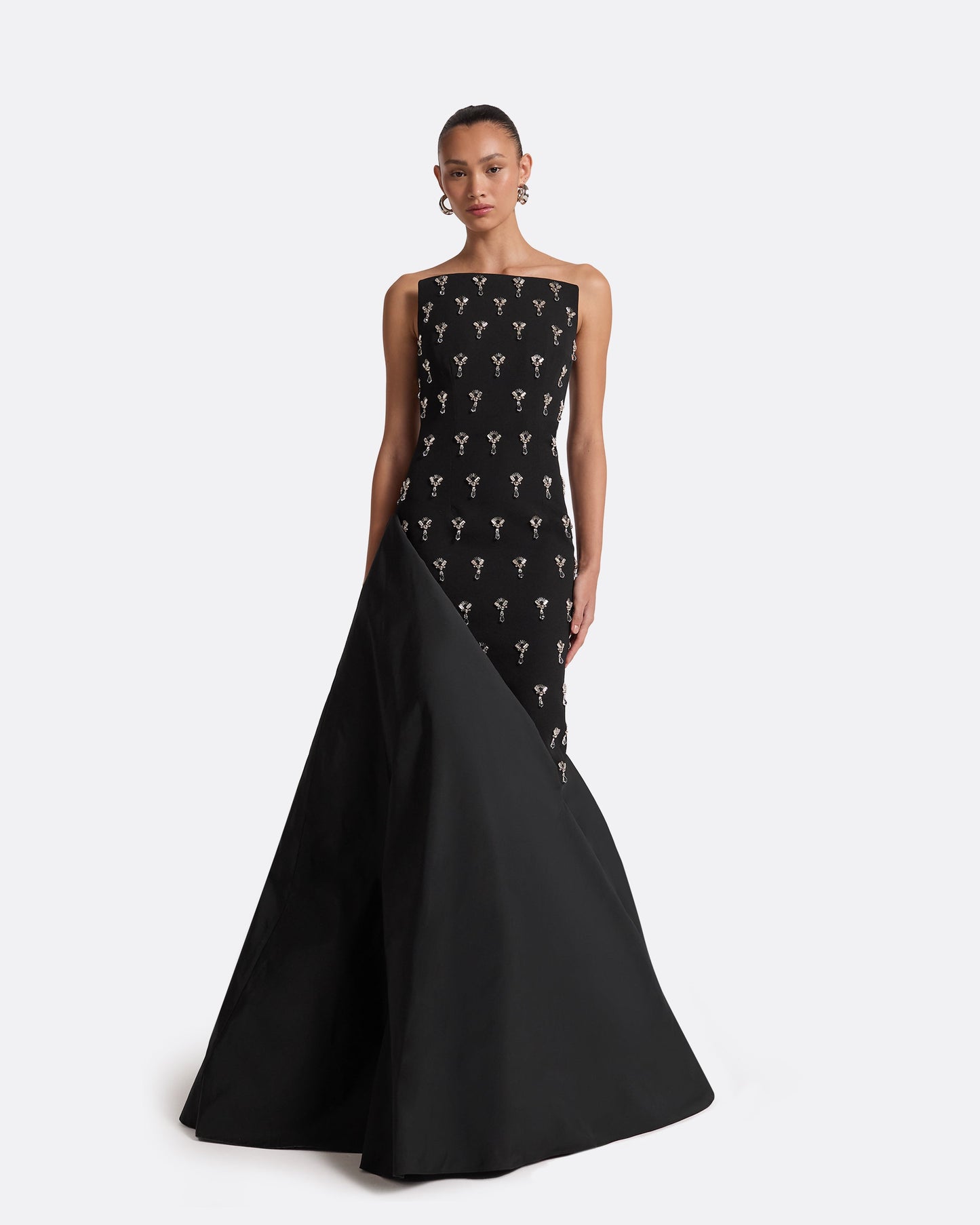 Pia Black Long Dress