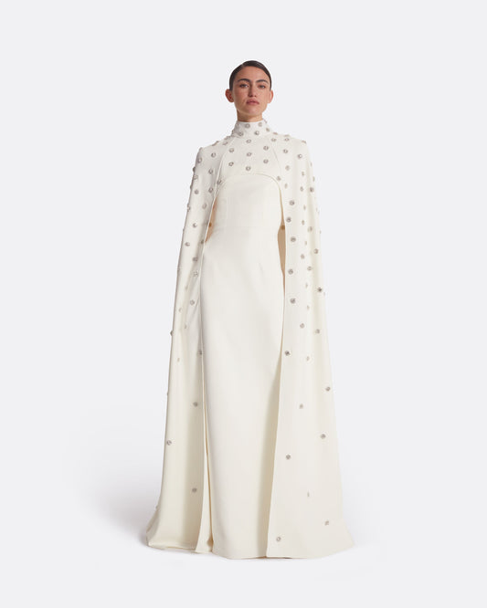 Manore Ivory Harness With Soshin Long Dress