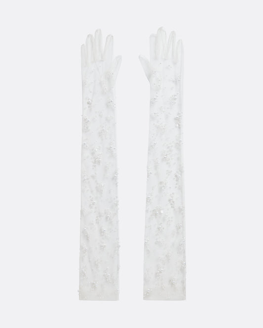 Astin Ivory And Gypsophilia Gloves