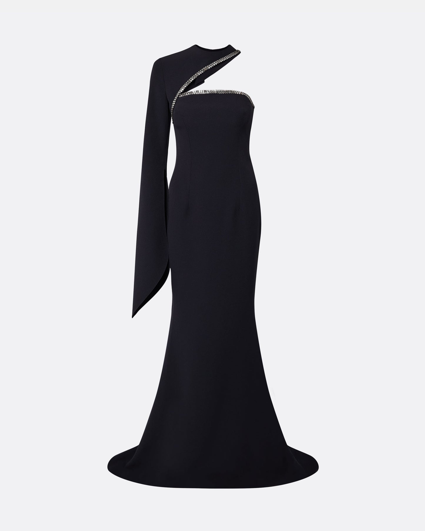 Raha Midnight Navy Long Dress