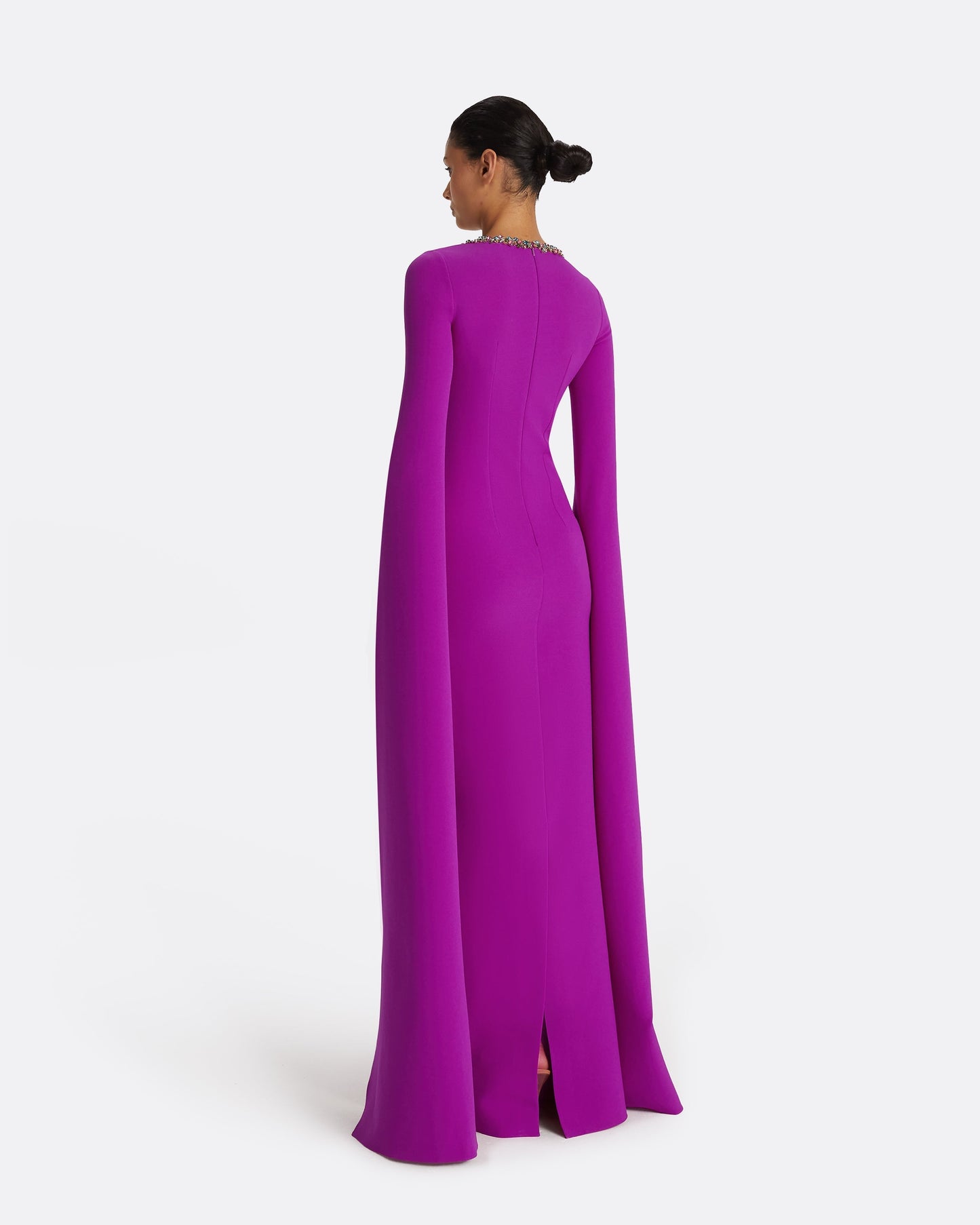 Talina Magenta Long Dress
