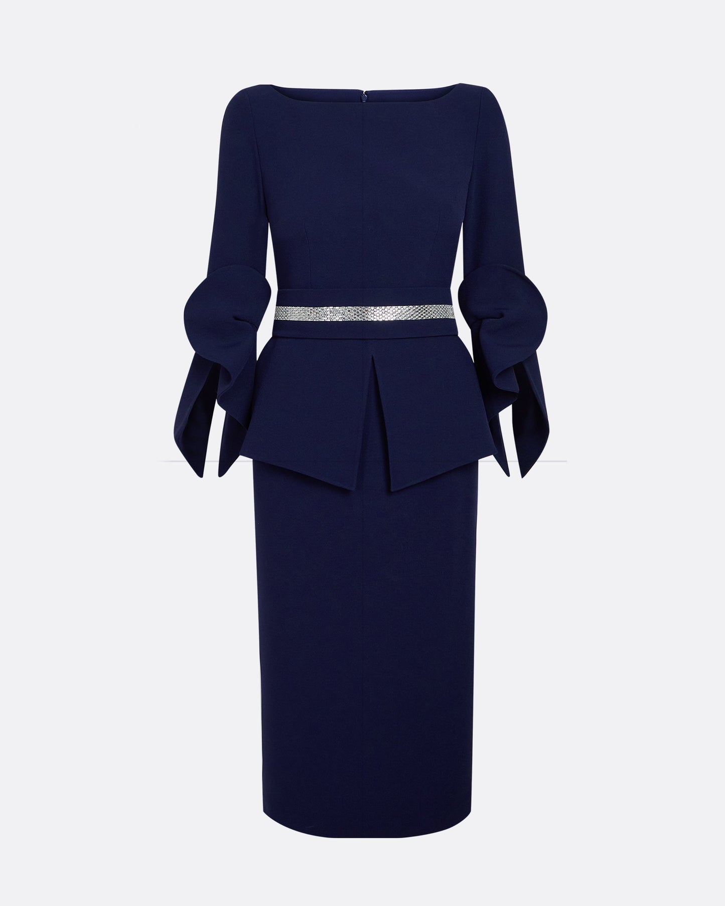 Alondra Azurite Blue Midi Dress