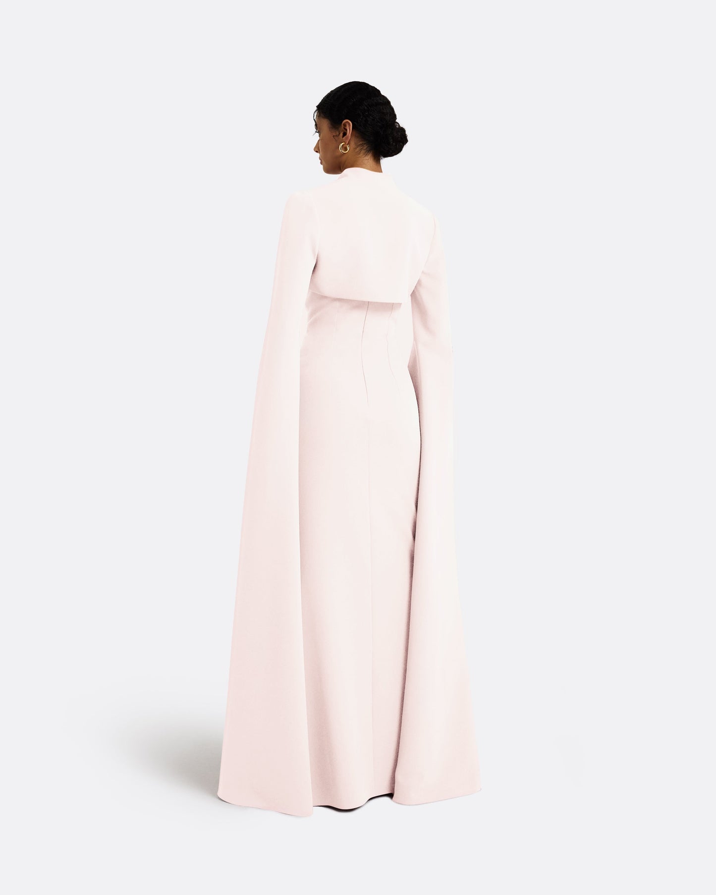 Amari Pale Pink Bolero With Soshin Dress