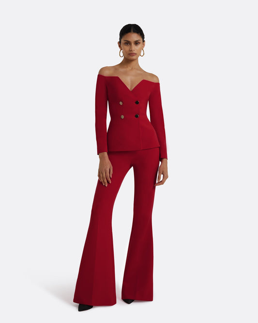 Kamile Azalea Red Jacket
