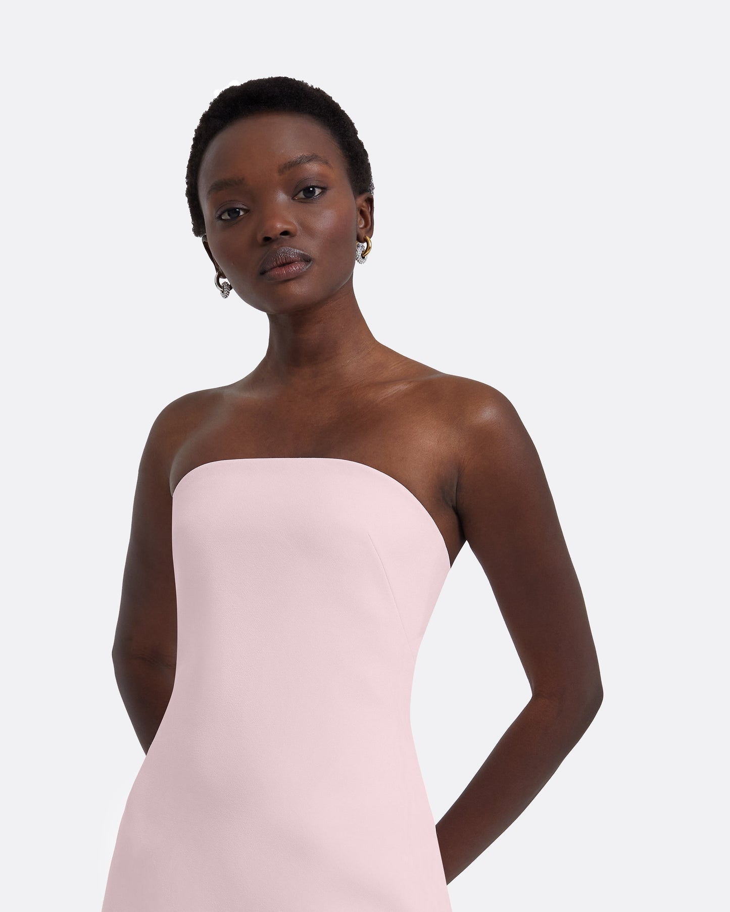 Rowan Barely Pink Short Dress