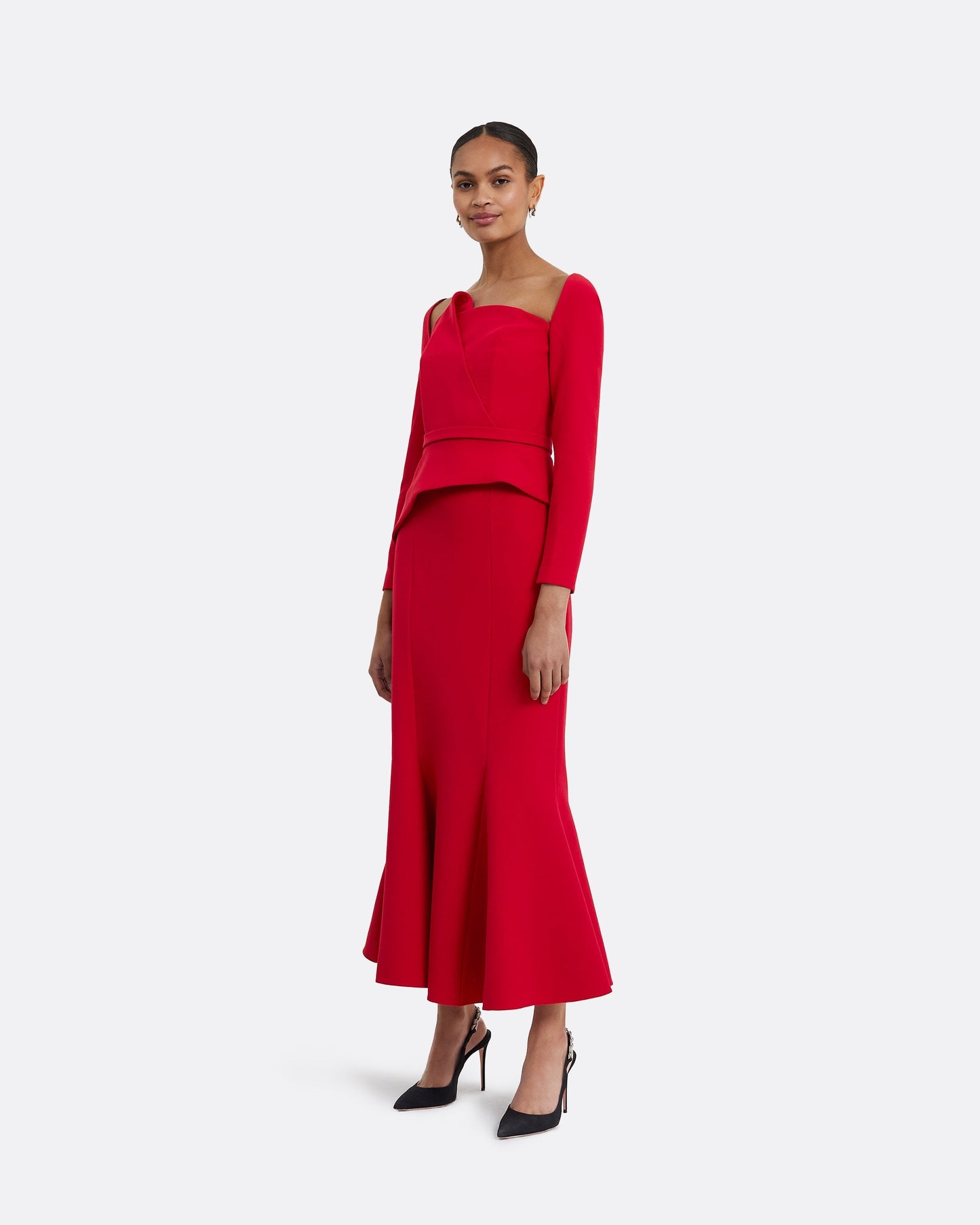 Sol Crimson Skirt