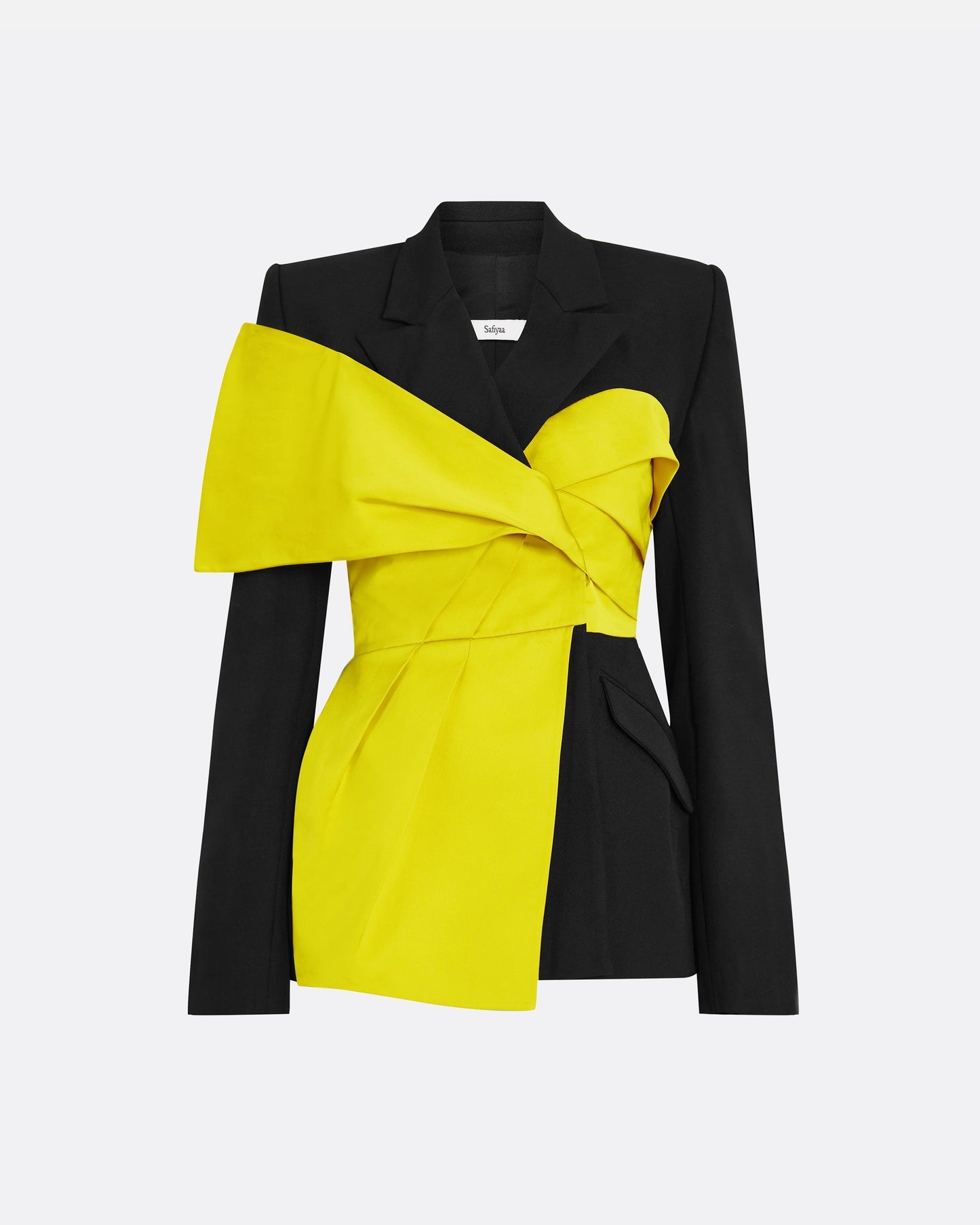 Lenalle Black & Chartreuse Jacket