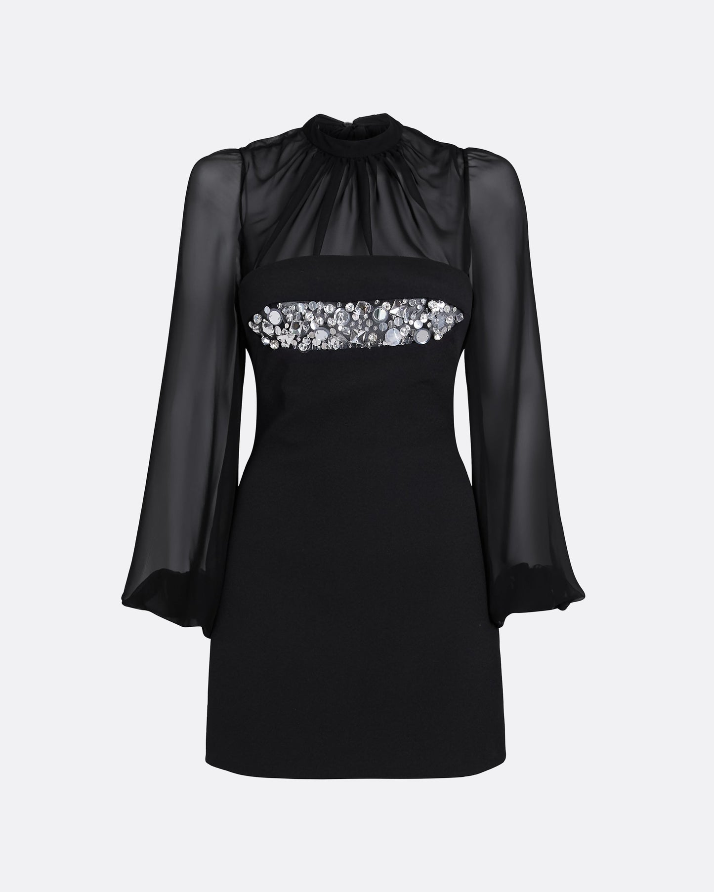 Duru Black Short Dress