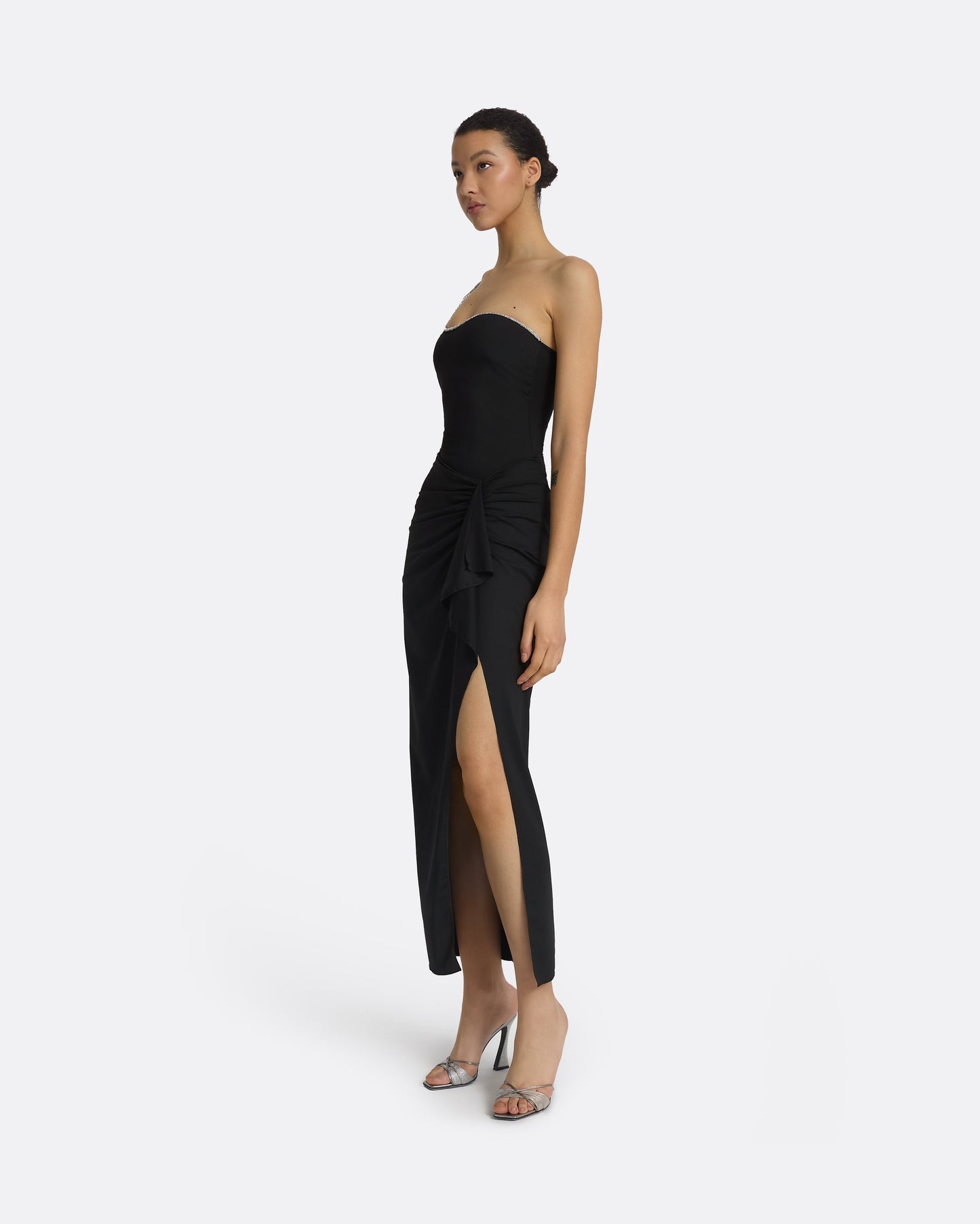Tillian Black Swim Skirt