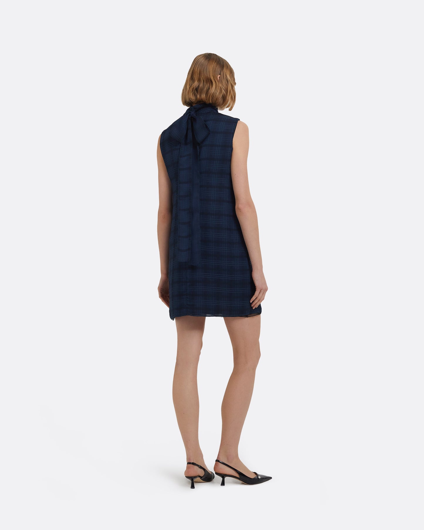 Carissa Short Dress in Navy