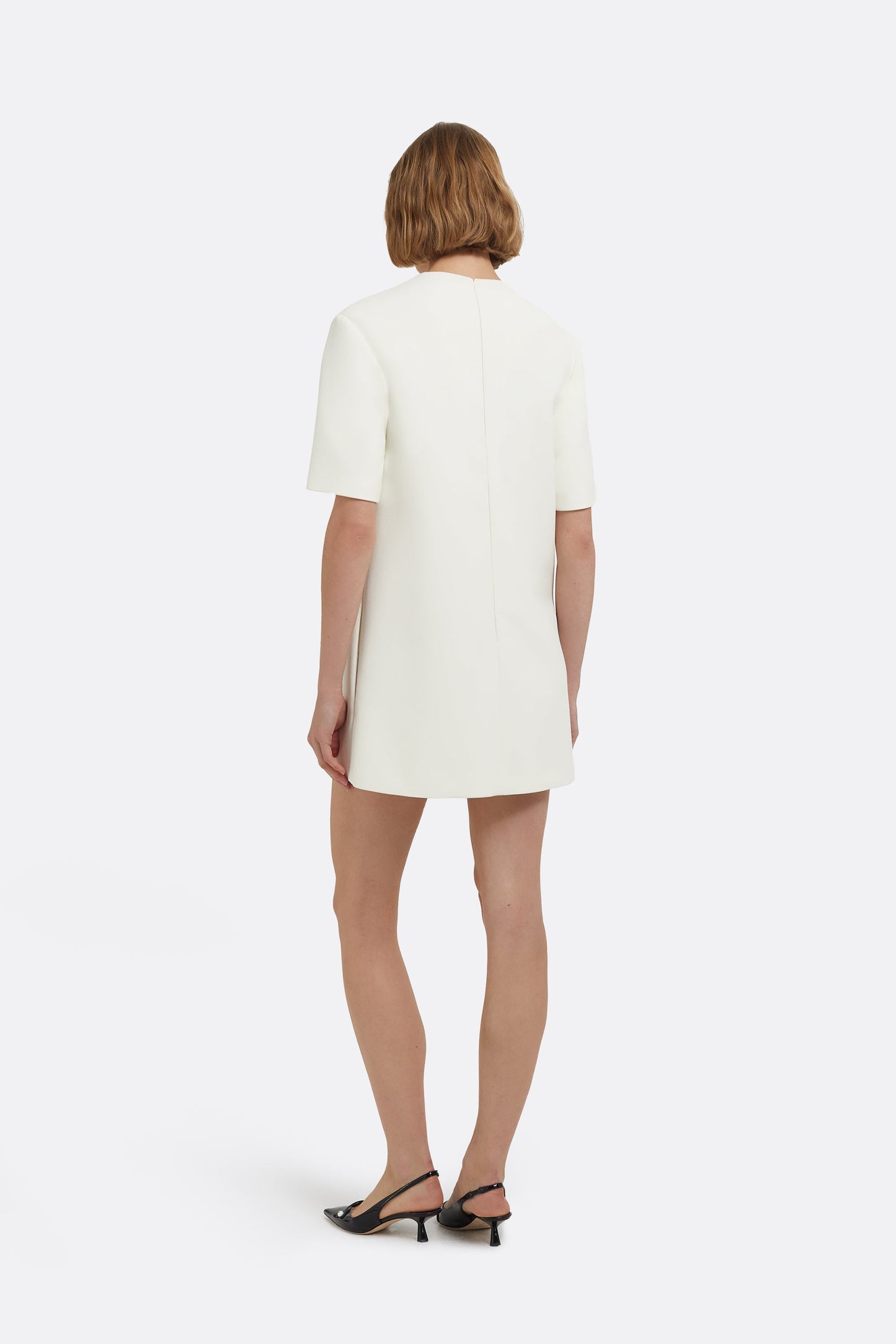 Ripley Short Dress in Ivory