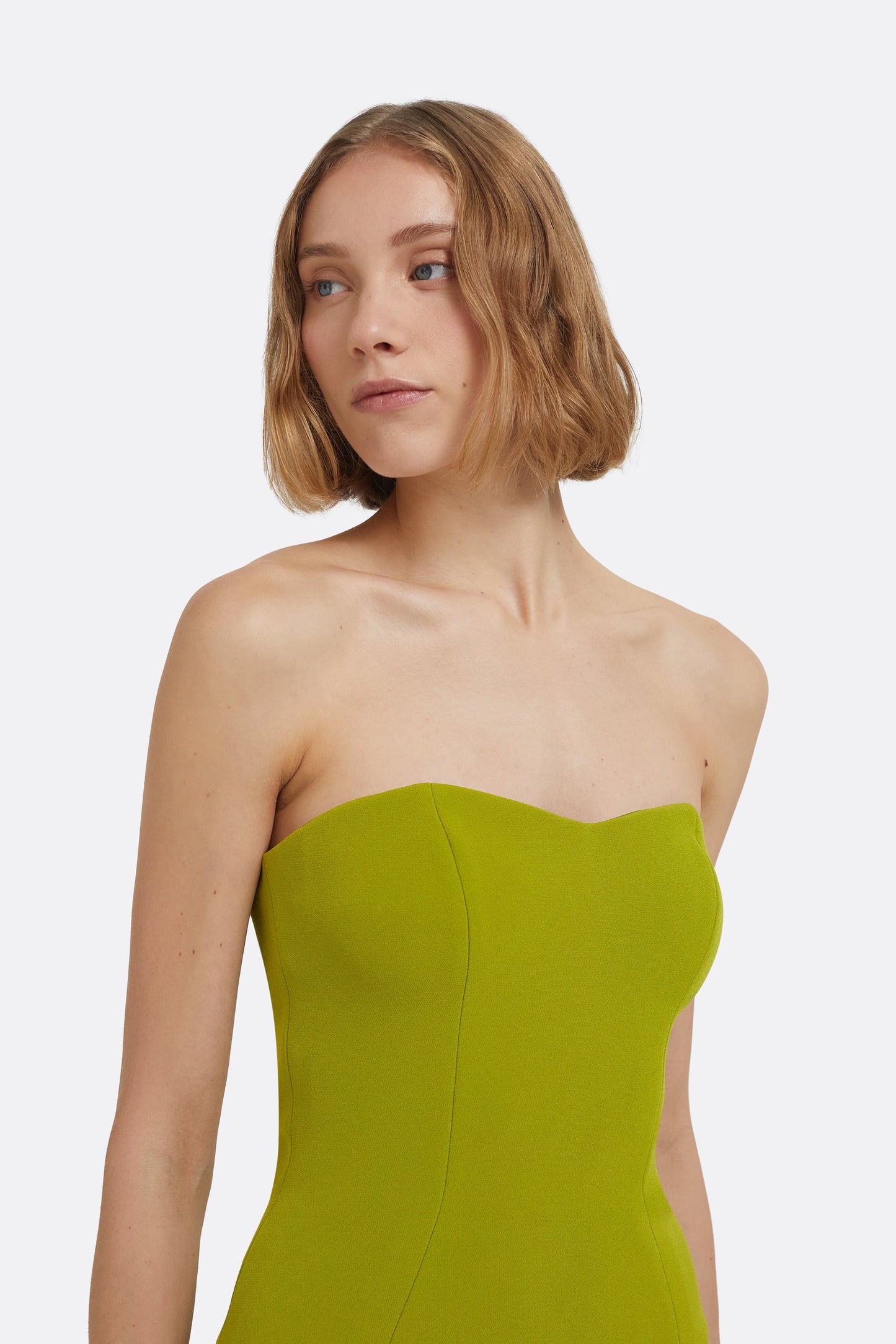 Angelina Long Dress in Woodbine