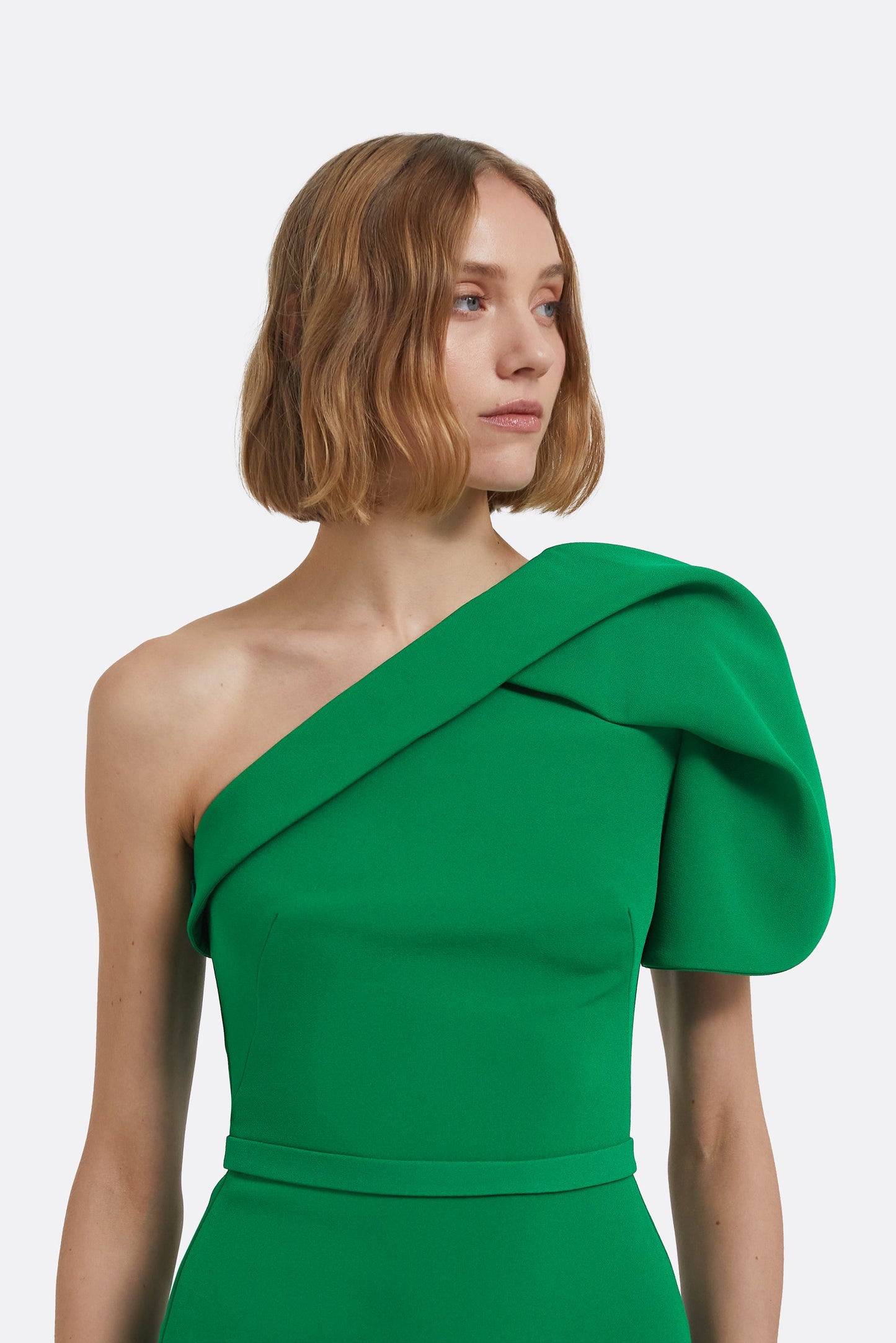 Millie Long Dress in Jewel Green