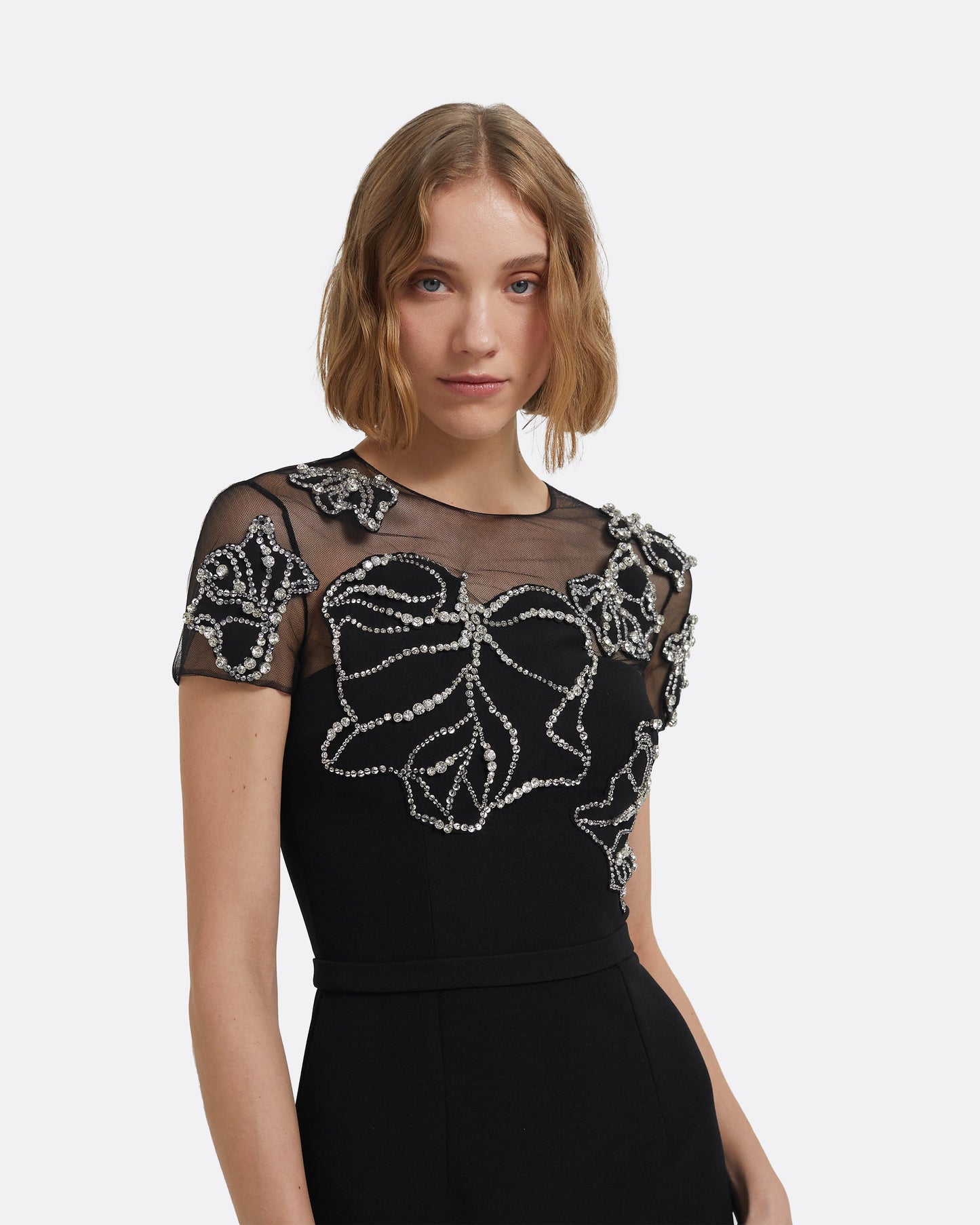 Solani Long Dress In Black