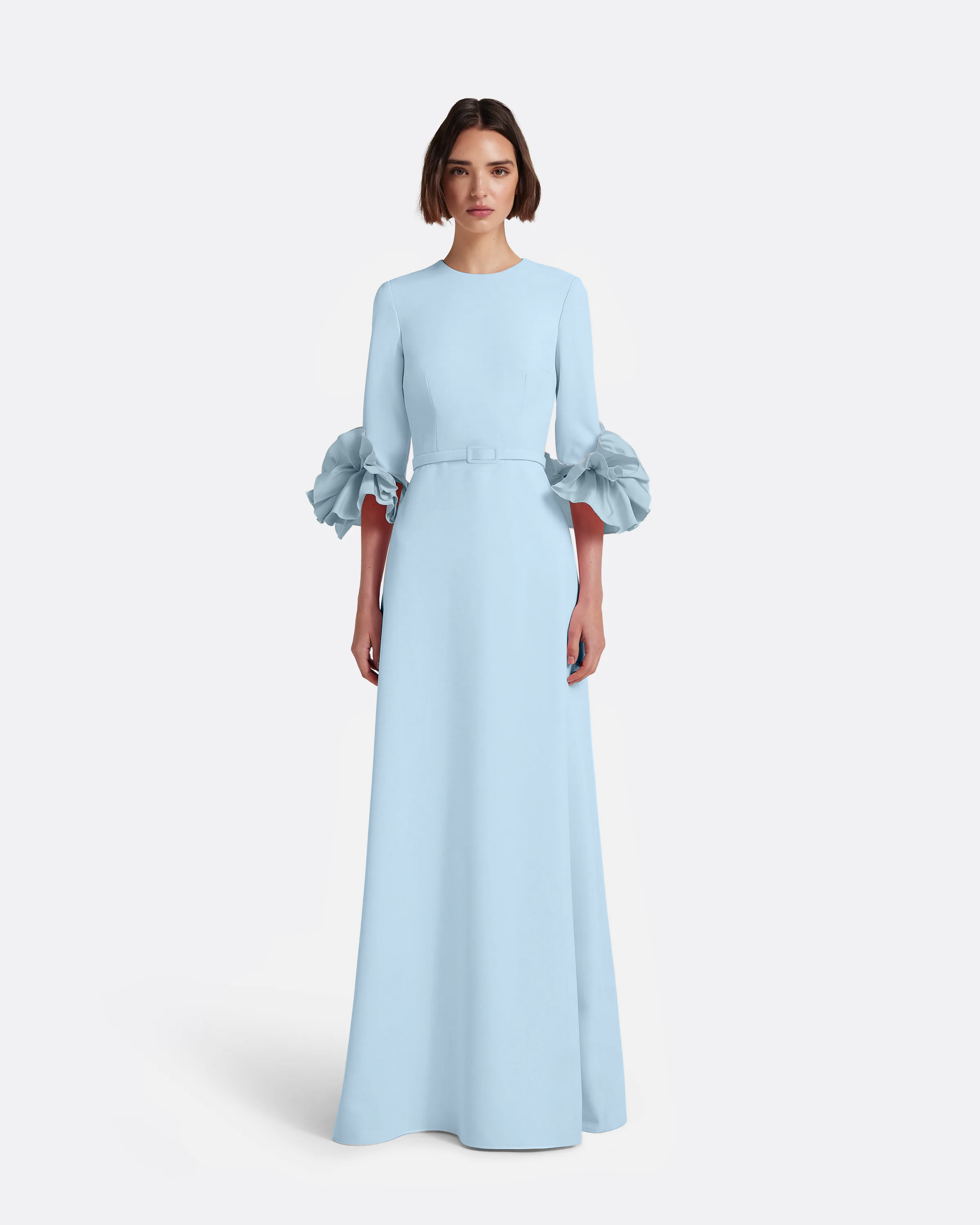 Belen Long Dress in Pale Blue FR44 - US12
