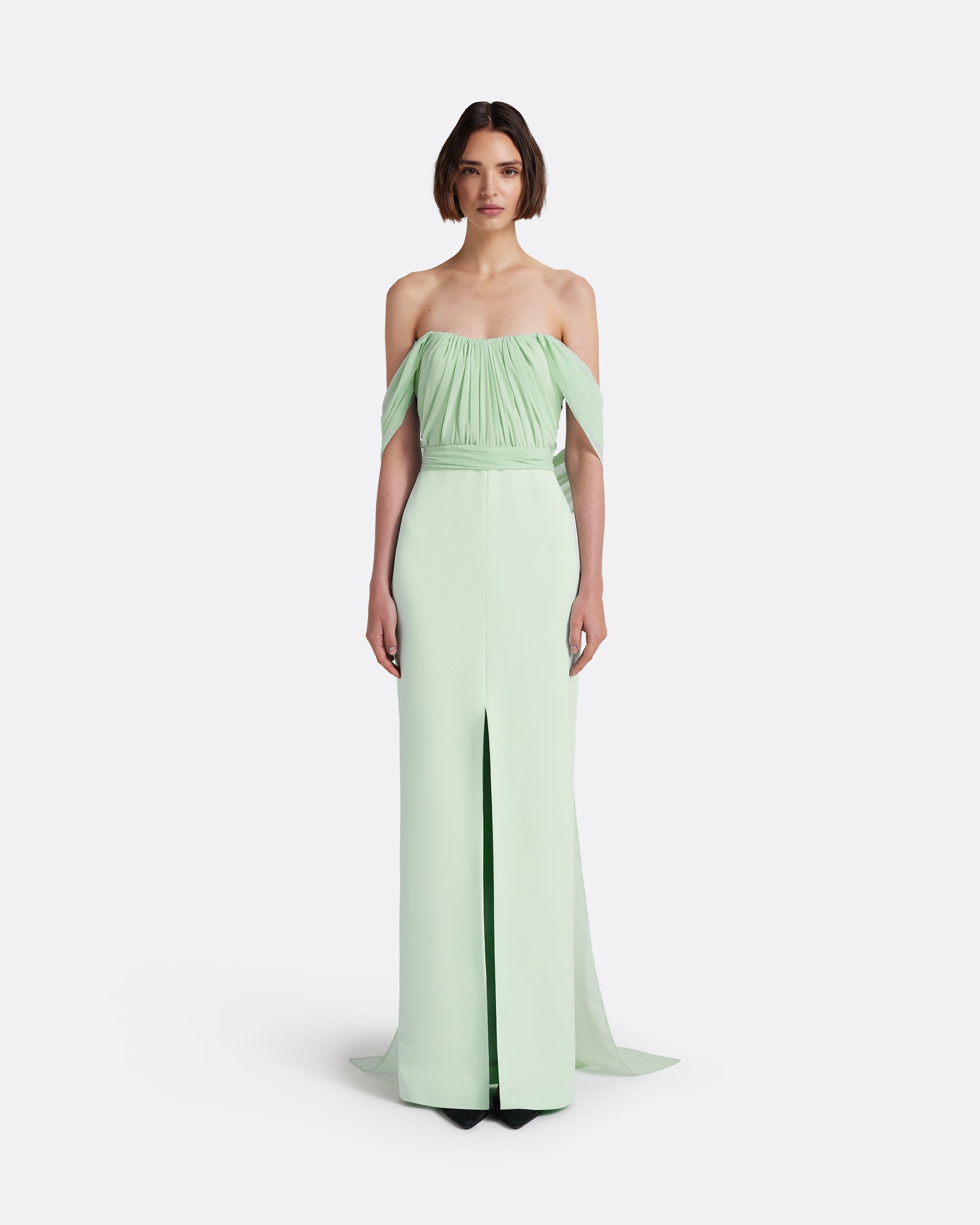 Iselle Dress Long in Sea Glass FR34 - US2 - UK6