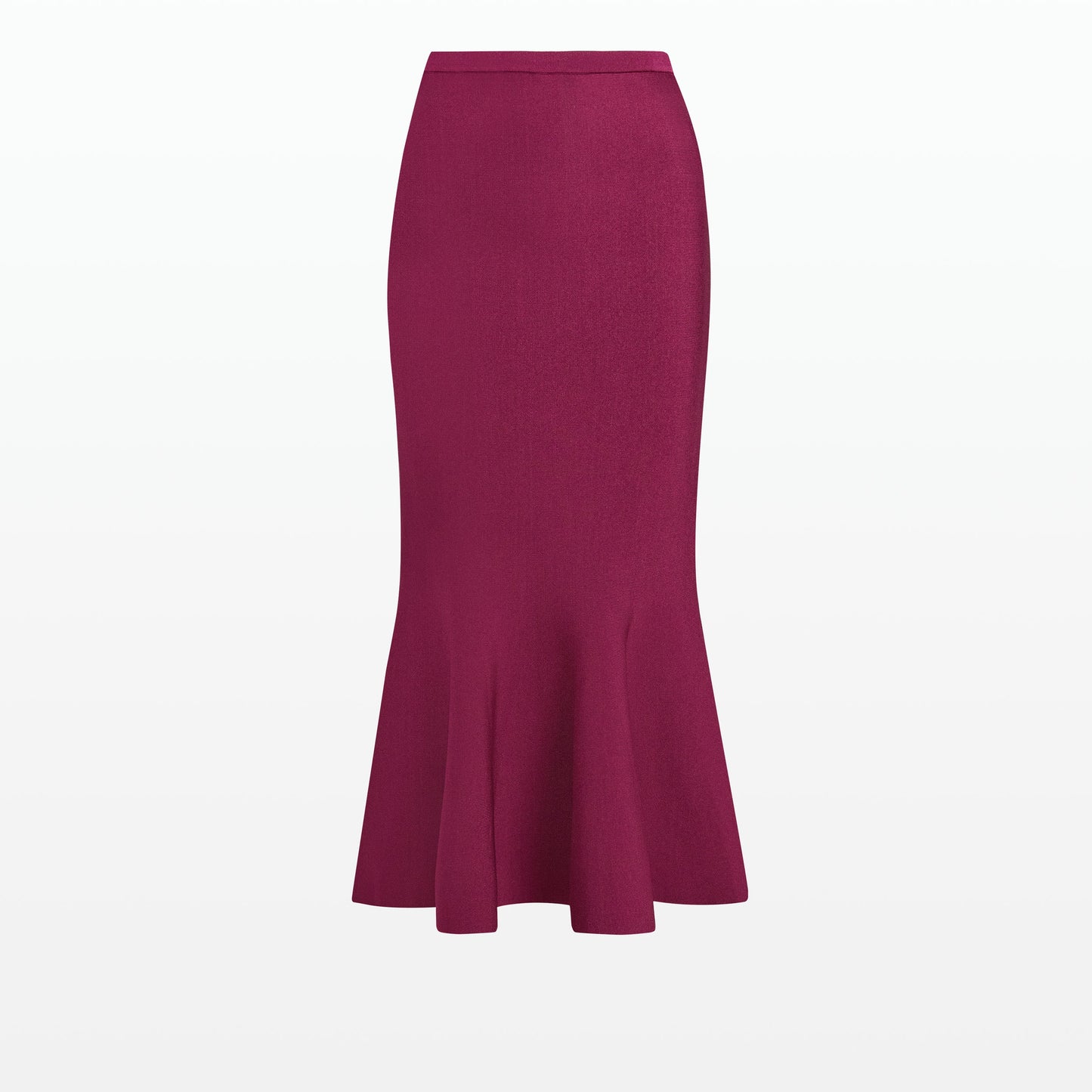 Kimberley Burgundy Knit Skirt