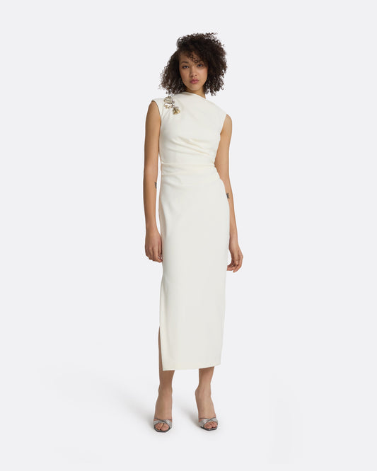 Salena Ivory Midi Dress