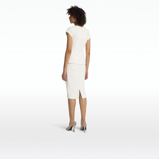 Nuvalle Ivory Midi Dress