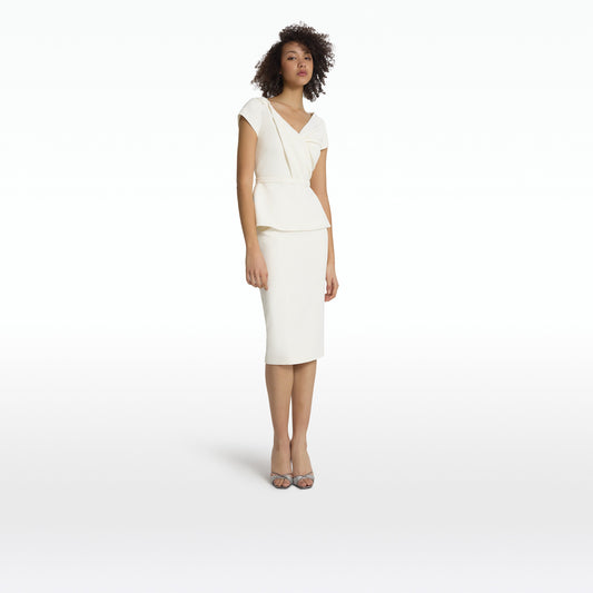 Nuvalle Ivory Midi Dress