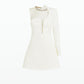 Jalia Ivory Short Dress