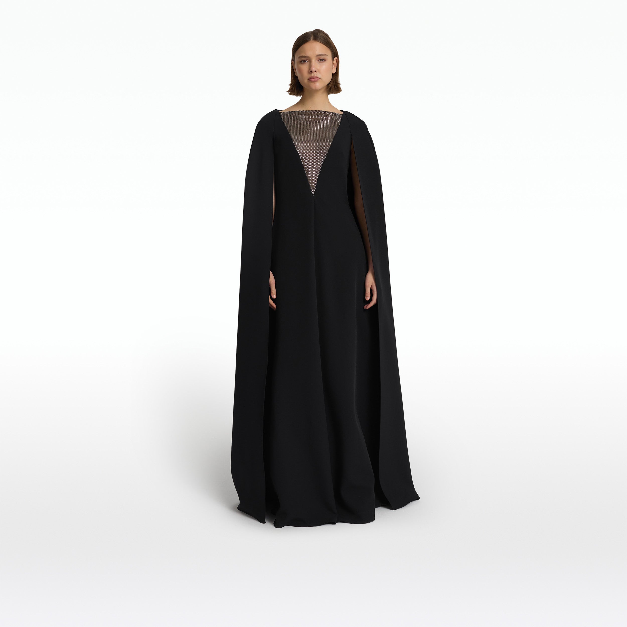 Abrielle Black Long Dress