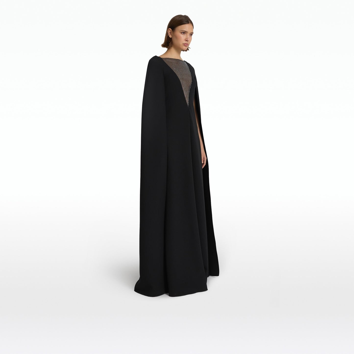 Abrielle Black Long Dress
