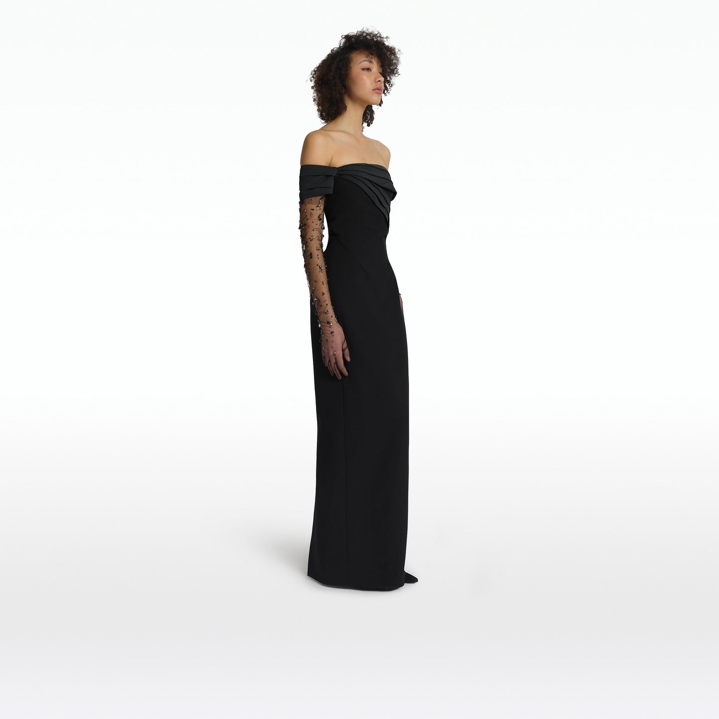 Serilda Black Long Dress