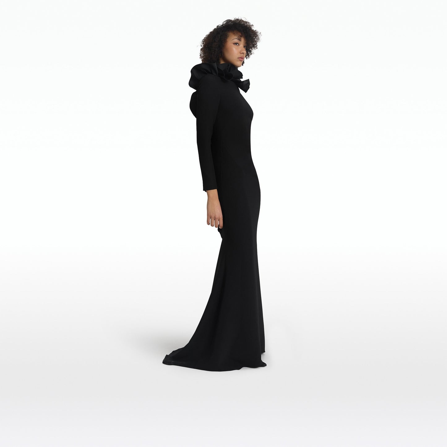 Tacita Black Long Dress