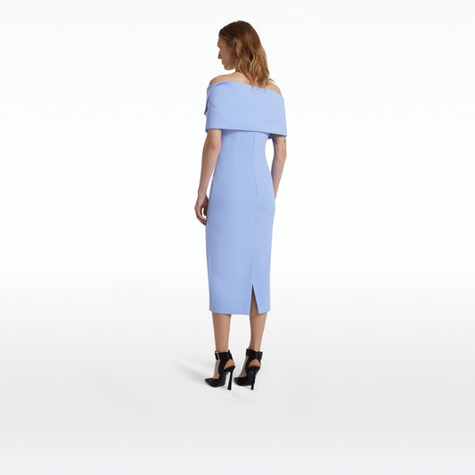 Iana Carolina Blue Midi Dress