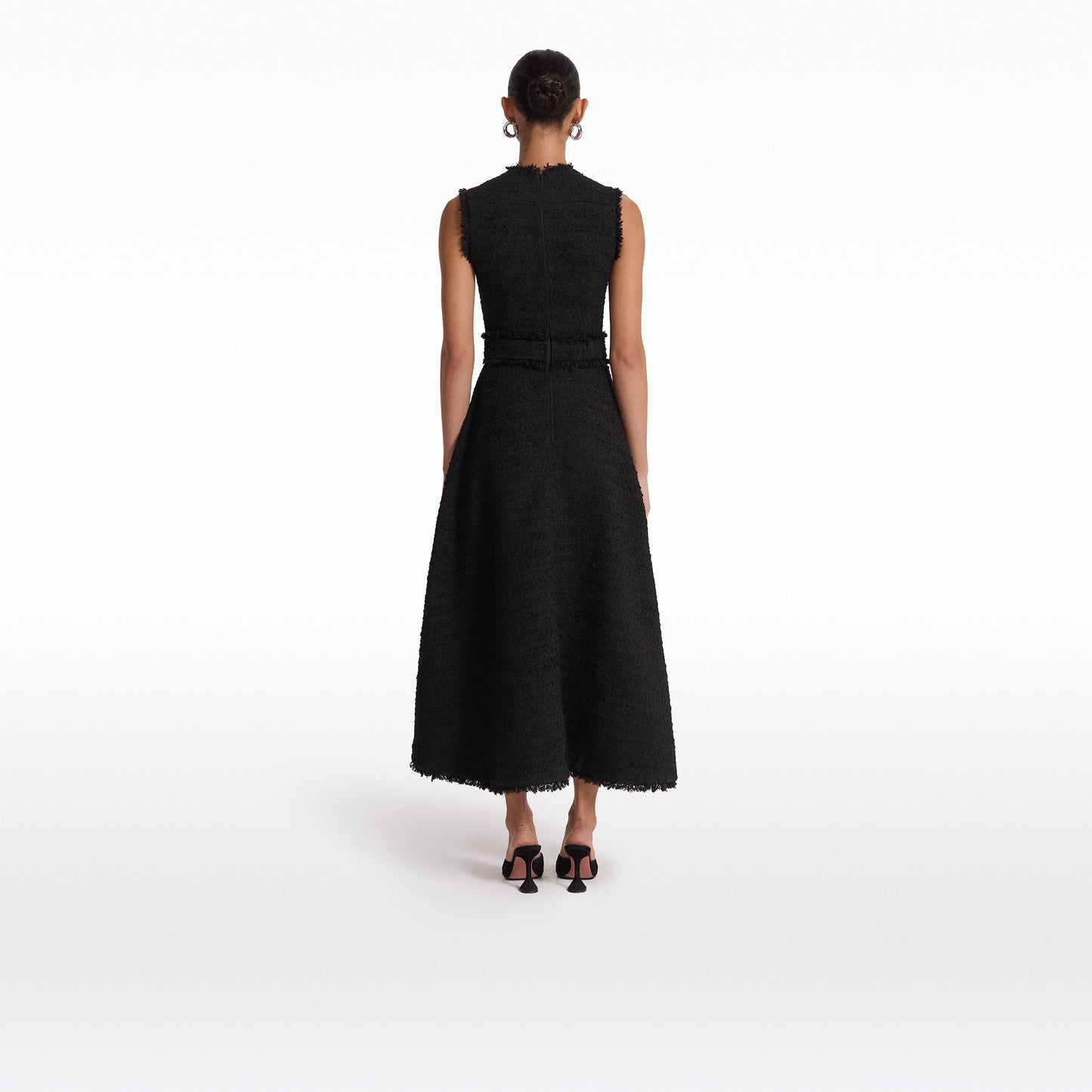 Mary Black Midi Dress