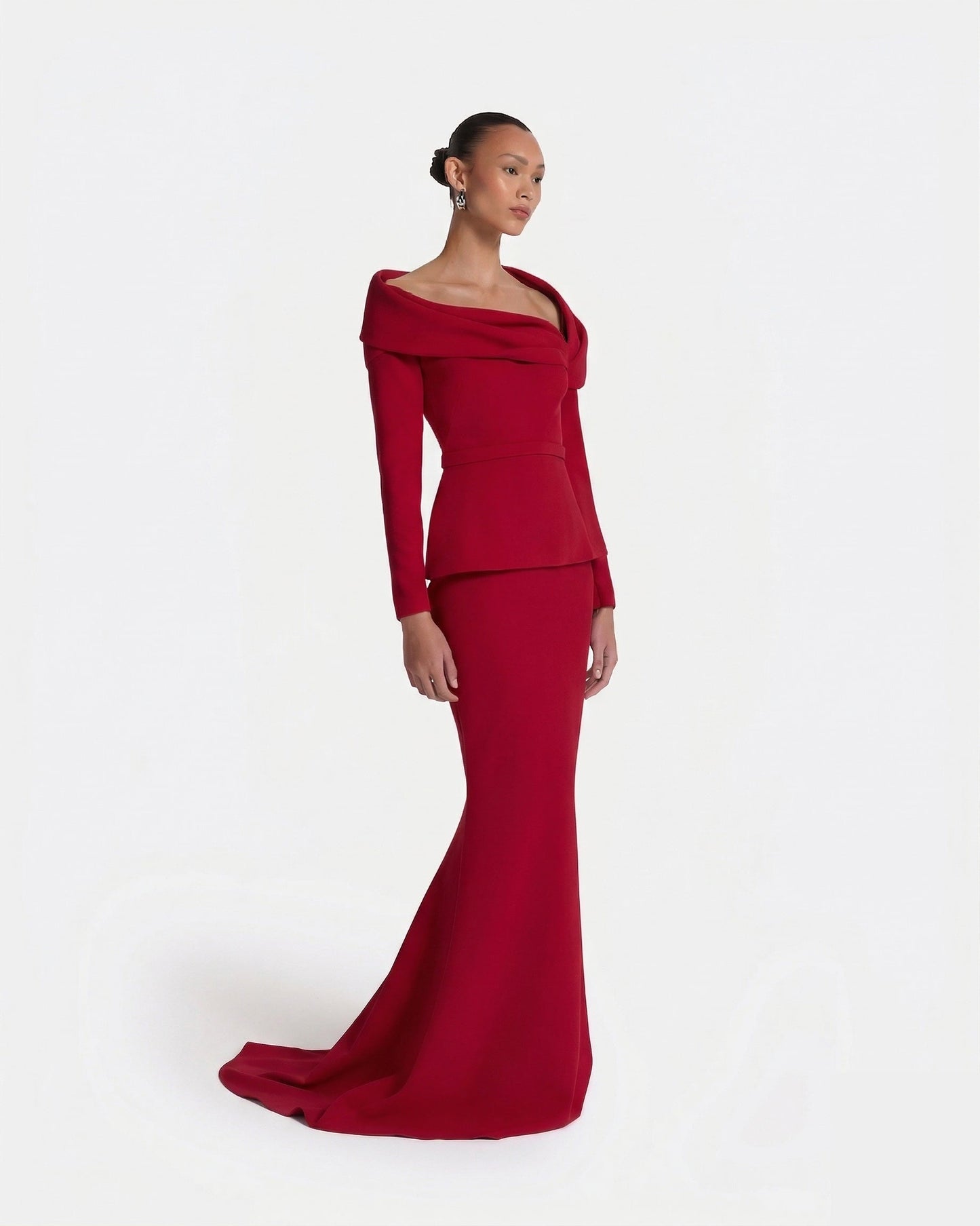 Andra Azalea Red Long Dress