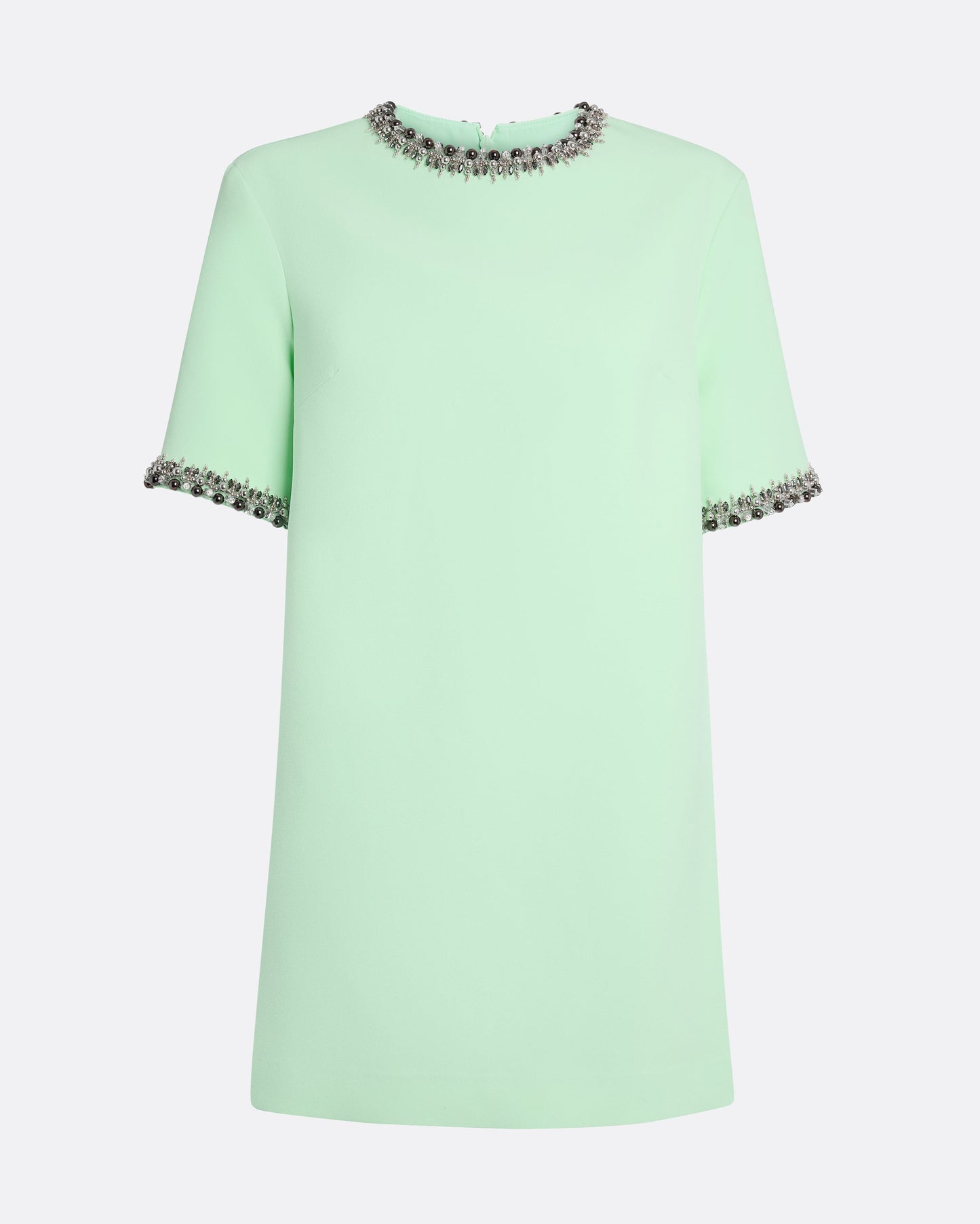 Ripley Short Dress in Brook Green with Gunmetal