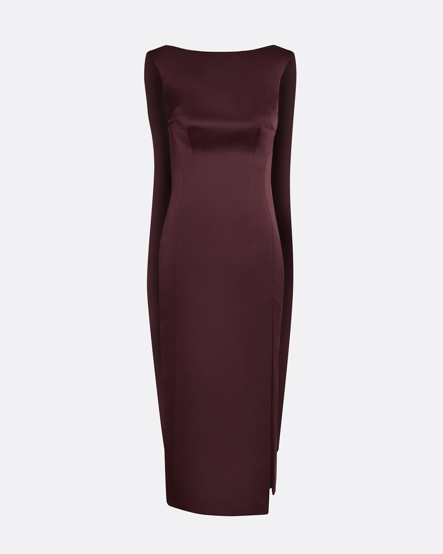Rika Midi Dress in Wine