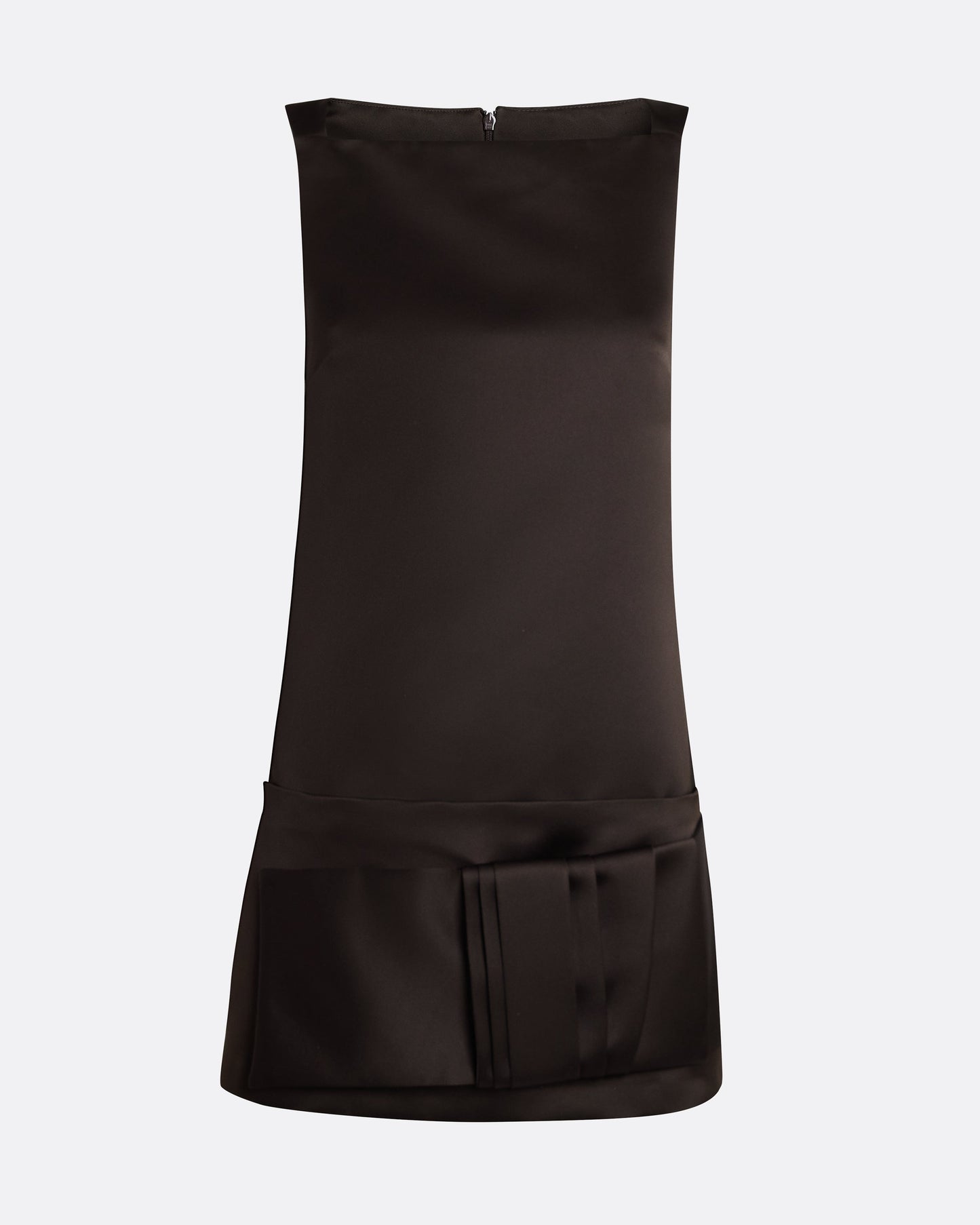 Kimora Short Dress in Peat Brown