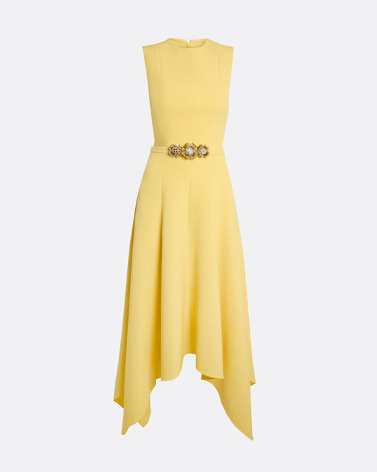 Okimi Dress in Aspen Gold with Aspen Gold