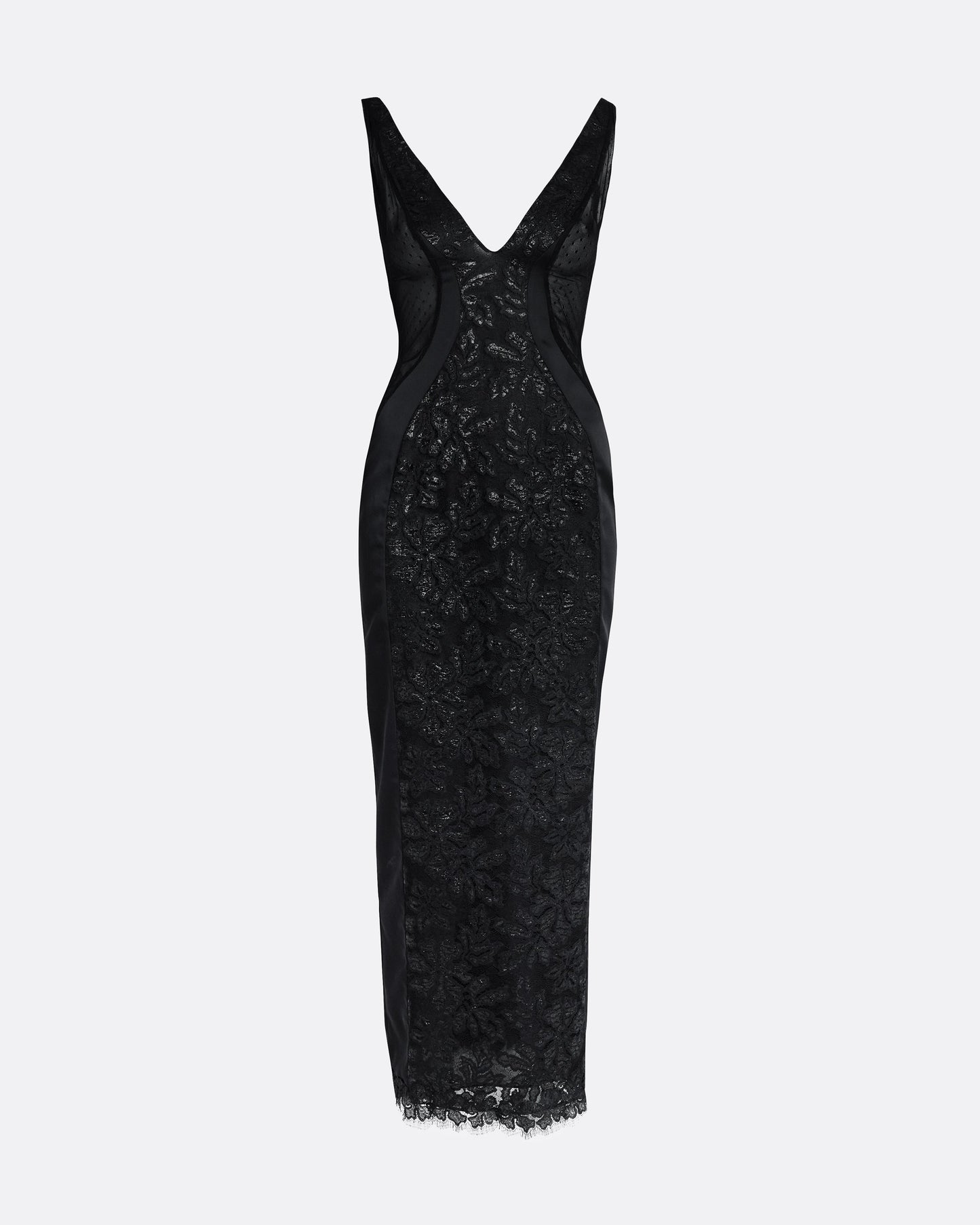 Kaya Midi Dress in Black