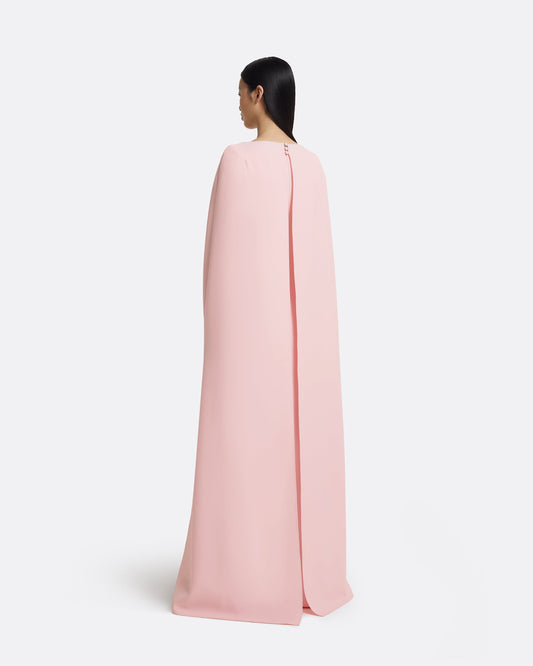 Yuna Long Dress in Sea Glass with Silver