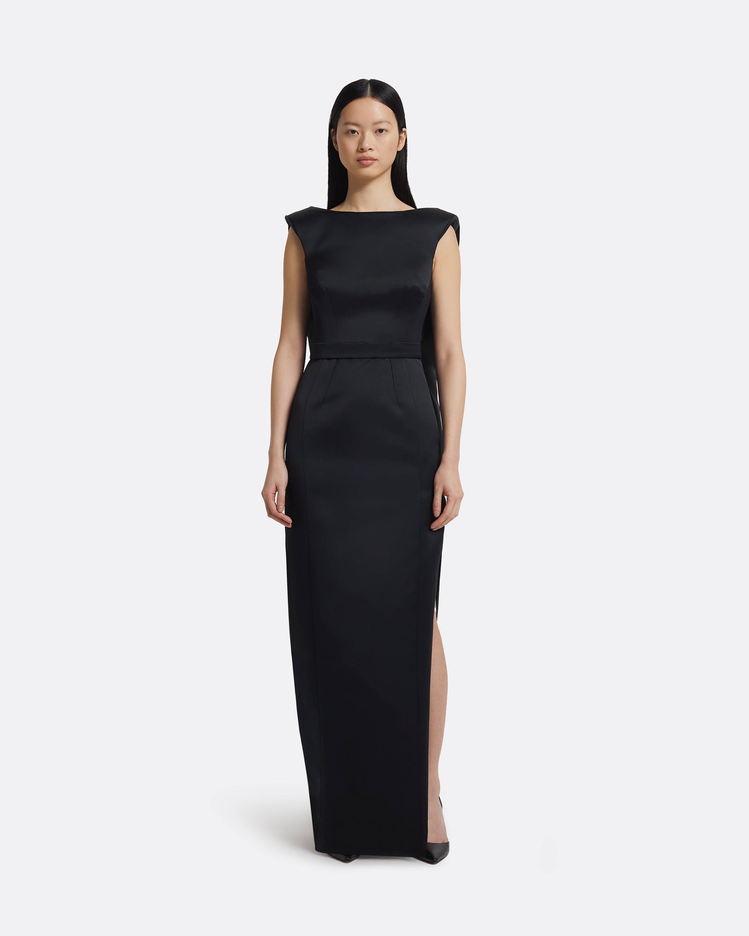 【Safiyaa】エレガント◎ロシャナカロリーナブルーロング ドレス Dresses – Maison Safiyaa USA