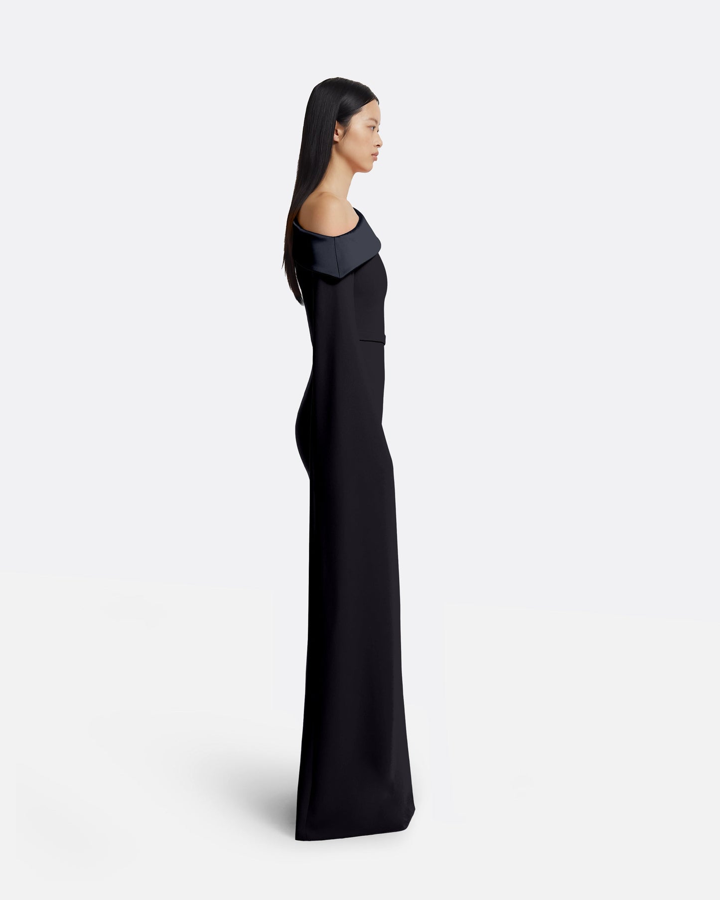 Rinoa Long Dress in Midnight Navy