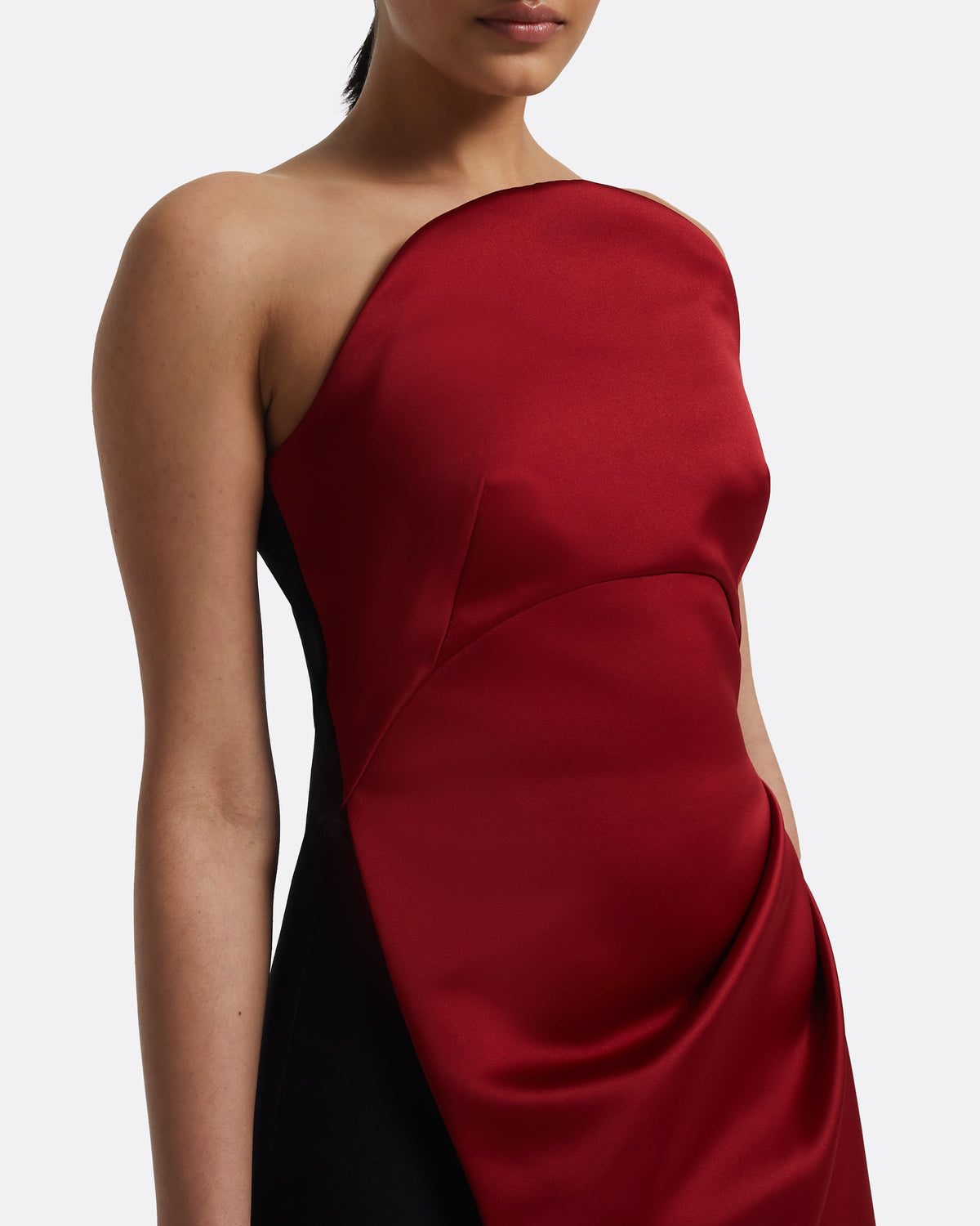 Misaki Long Dress in Swinton on Black