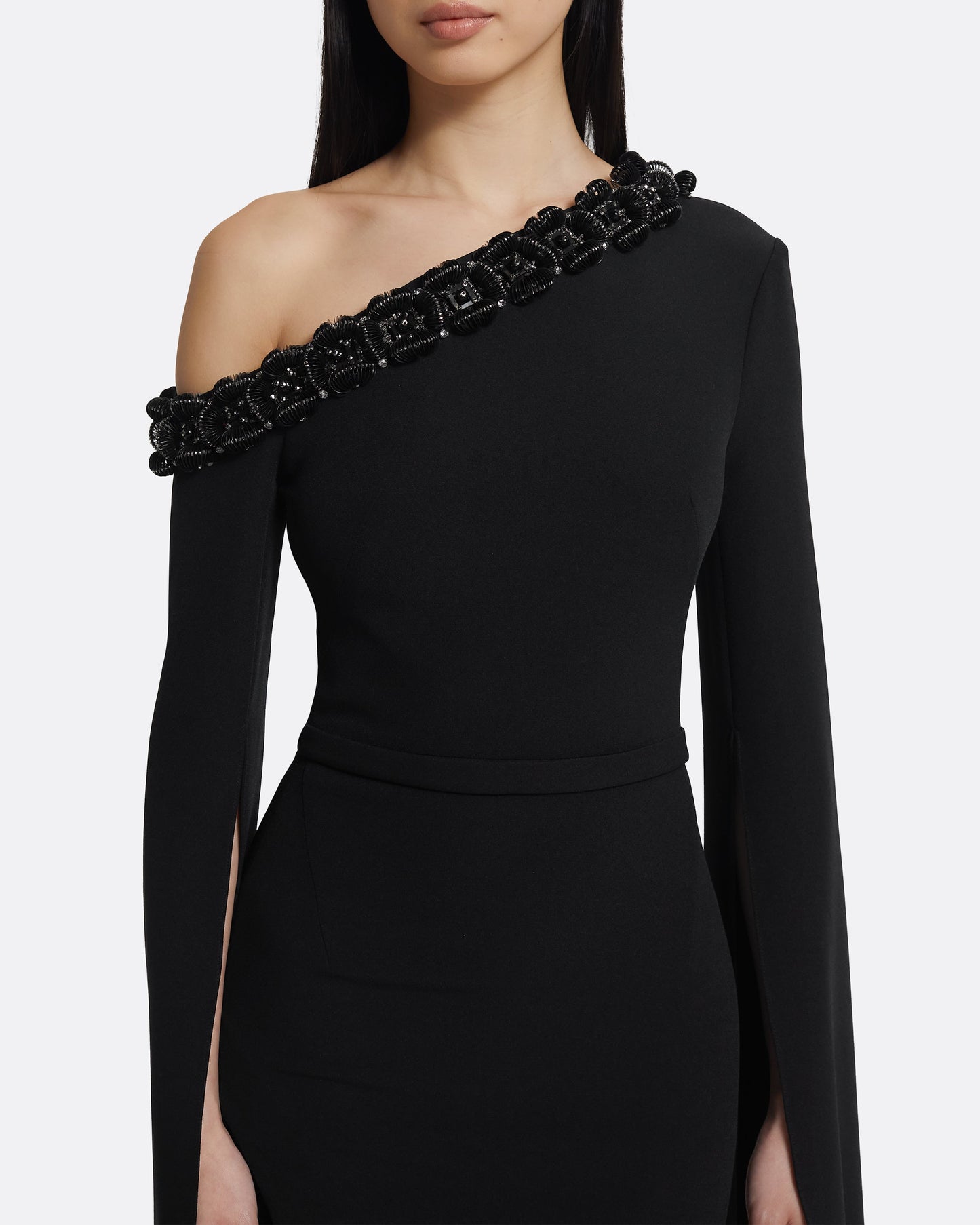Rinna Long Dress in Black